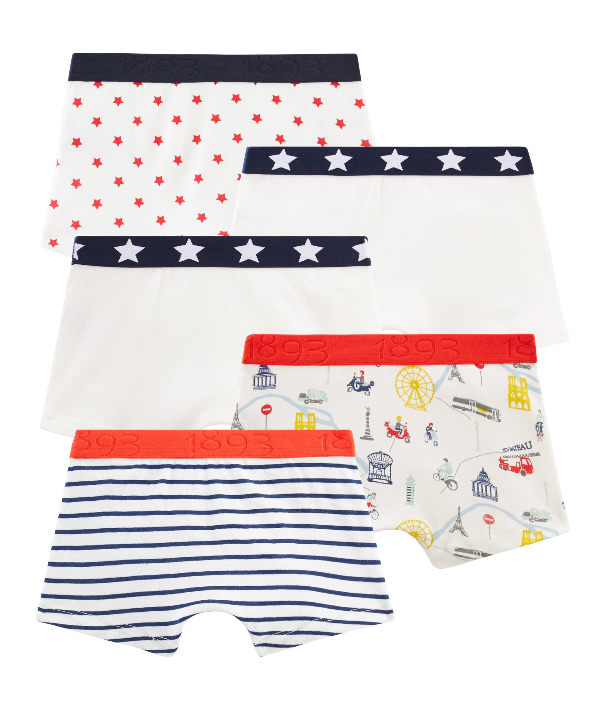 Boys Multicolor Underwear Sets