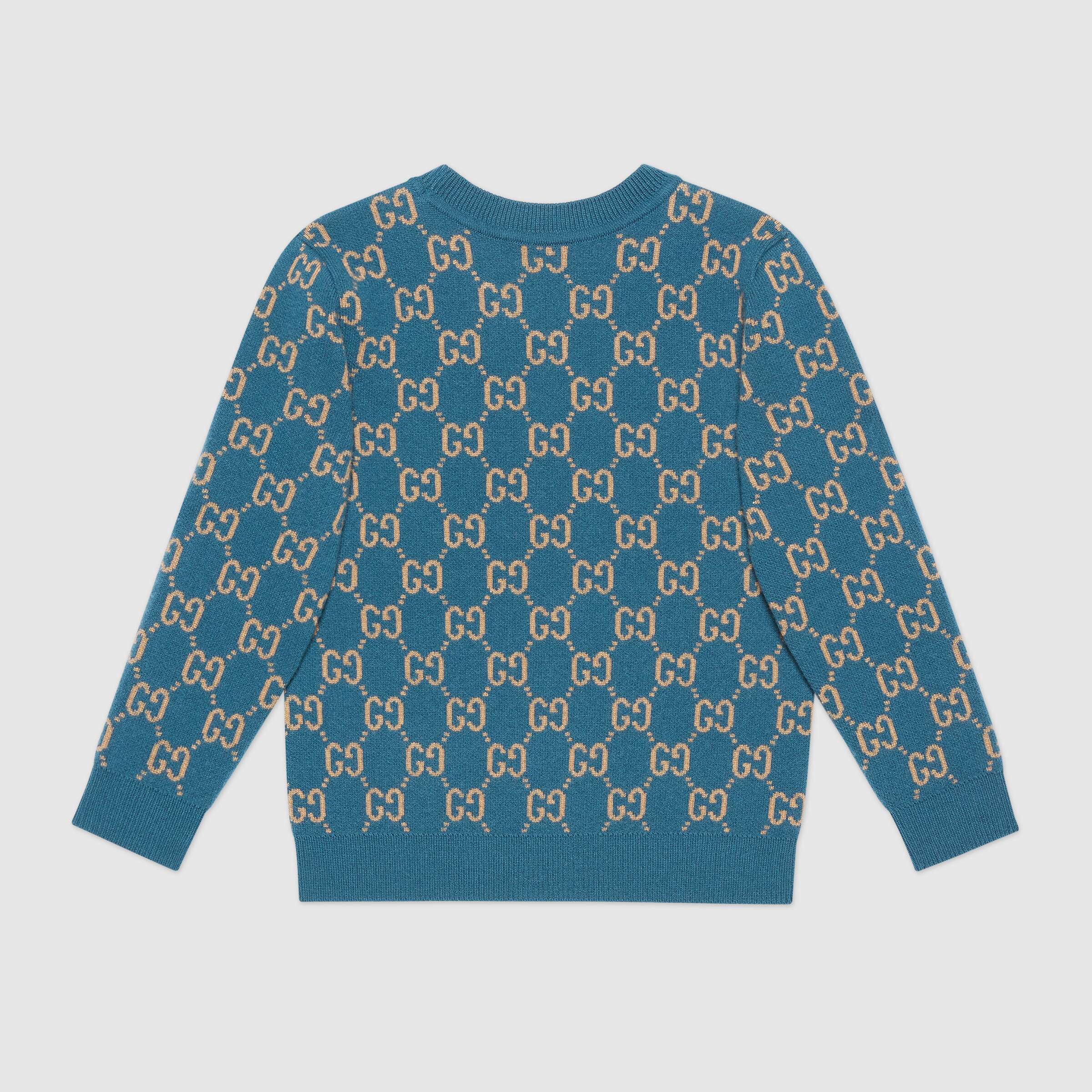 Boys & Girls Blue Wool Jumper