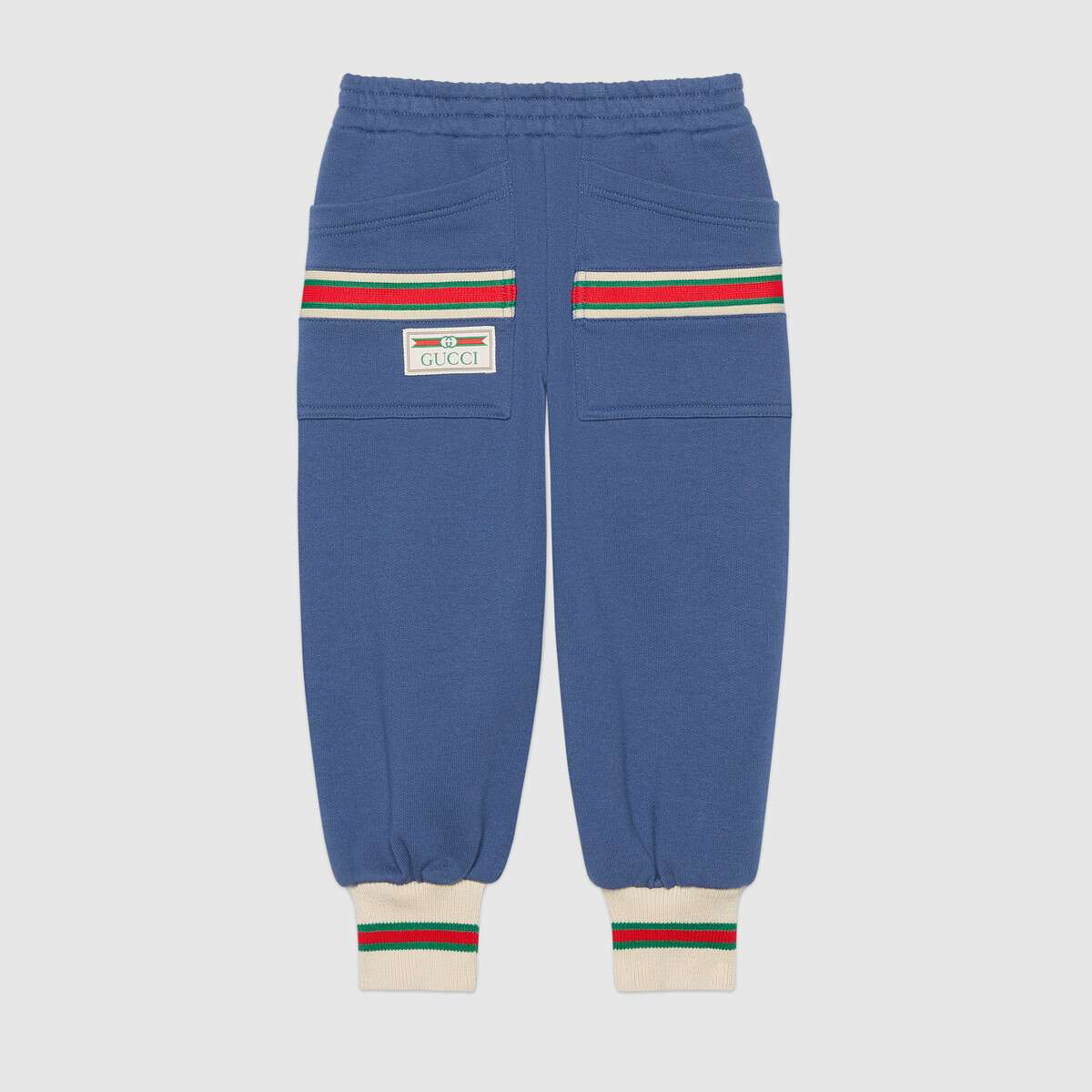 Boys & Girls Blue Cotton Jogging Pants