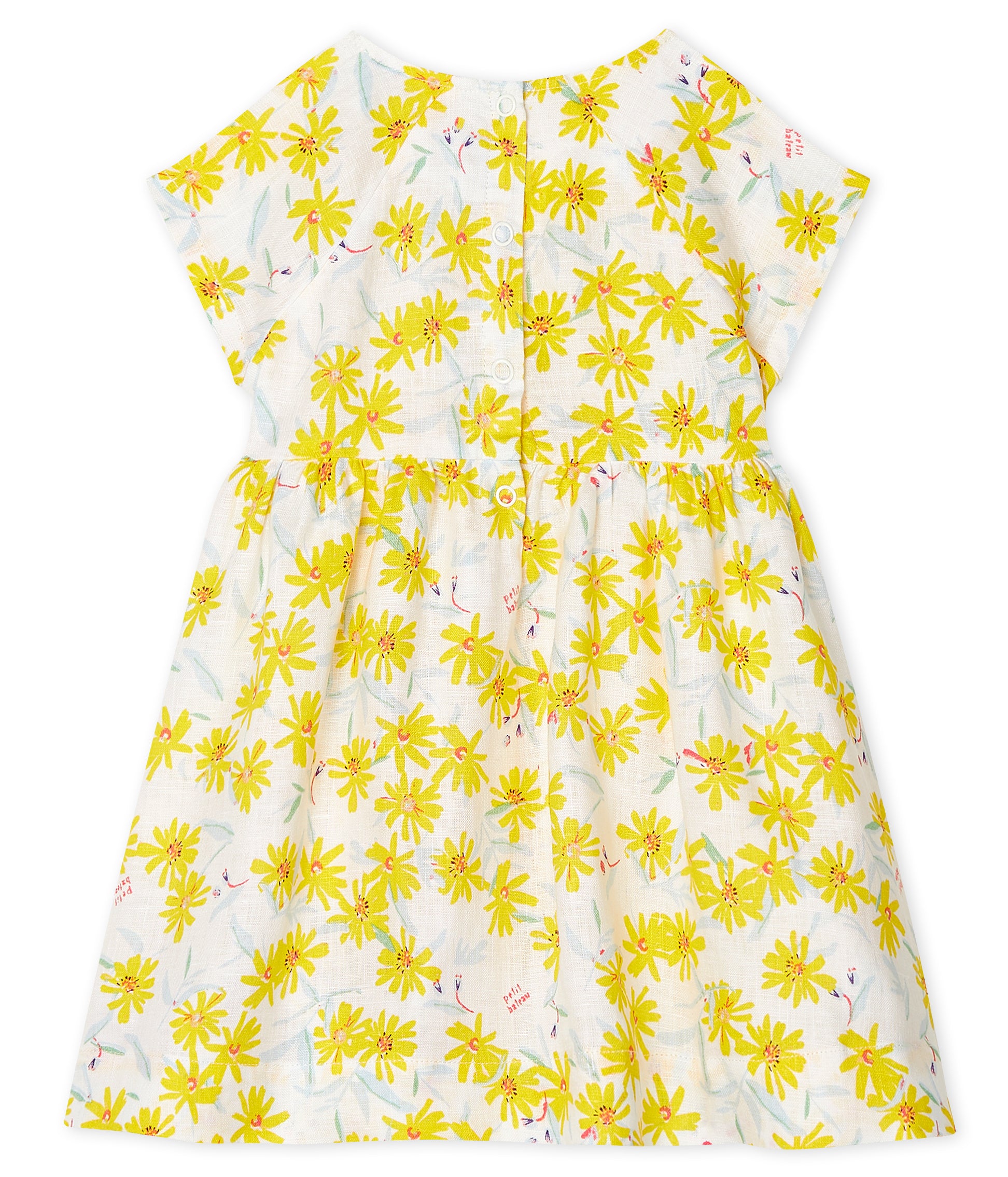 Girls Yellow Flowers Dress