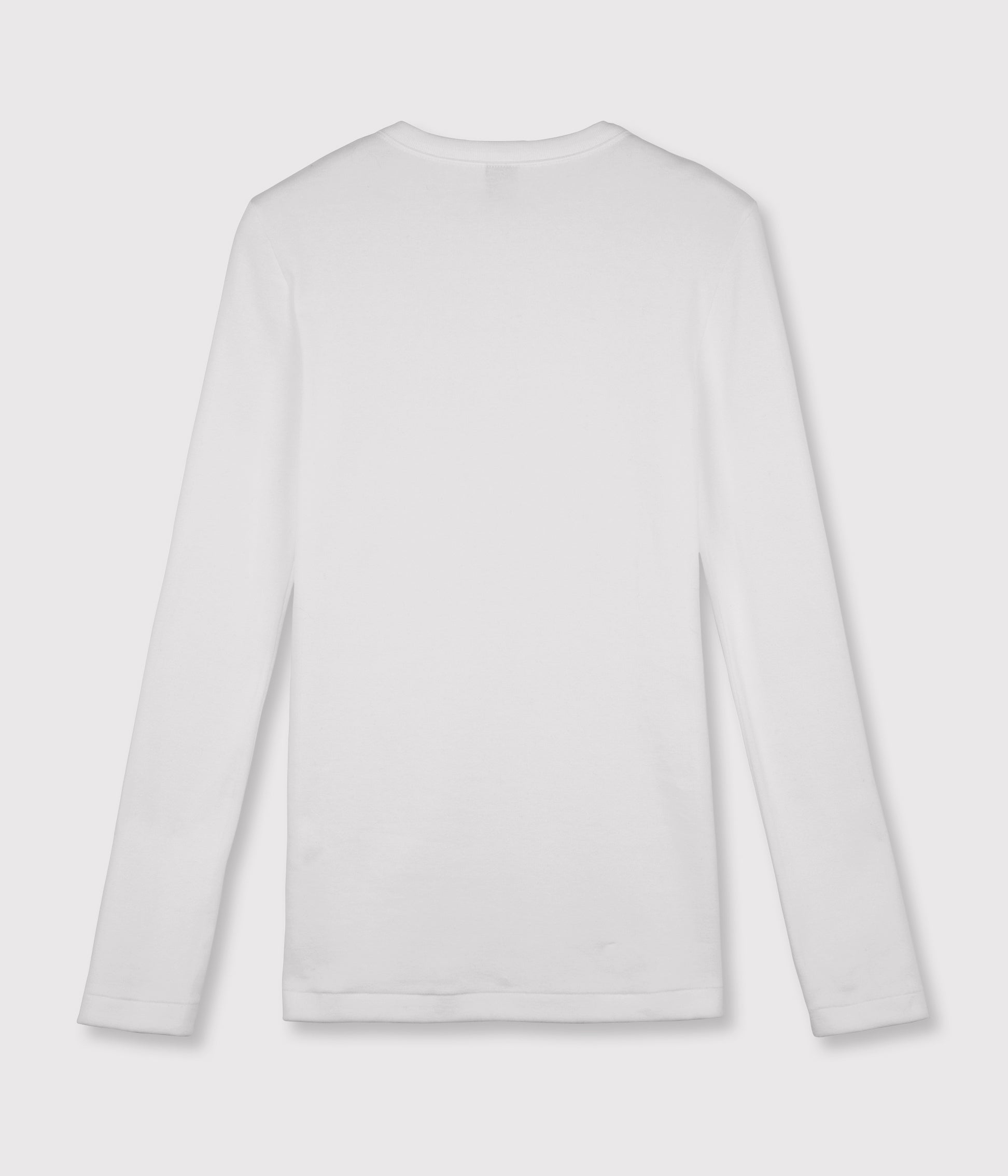 Girls White Cotton T-Shirt