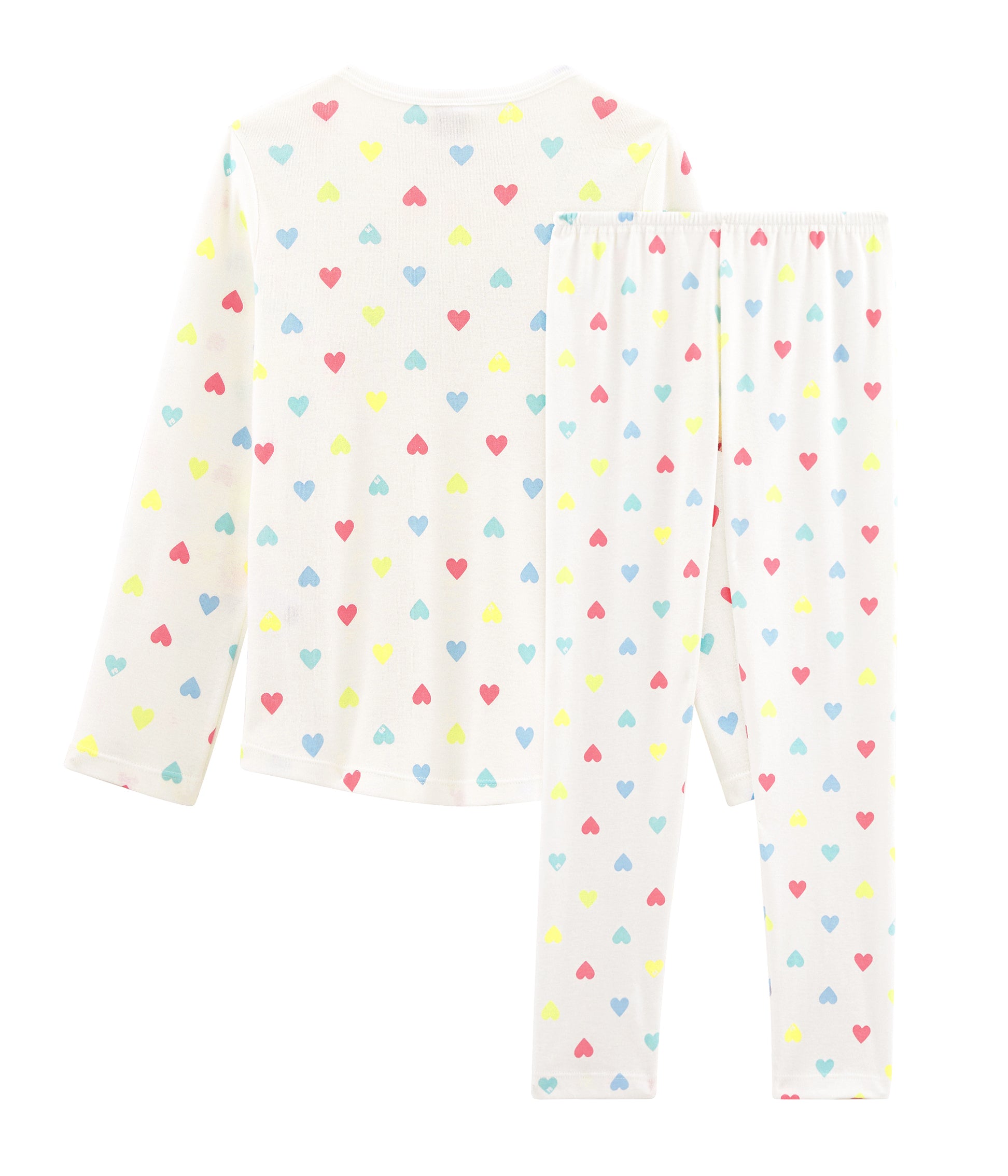 Girls White Cotton Nightwear Set