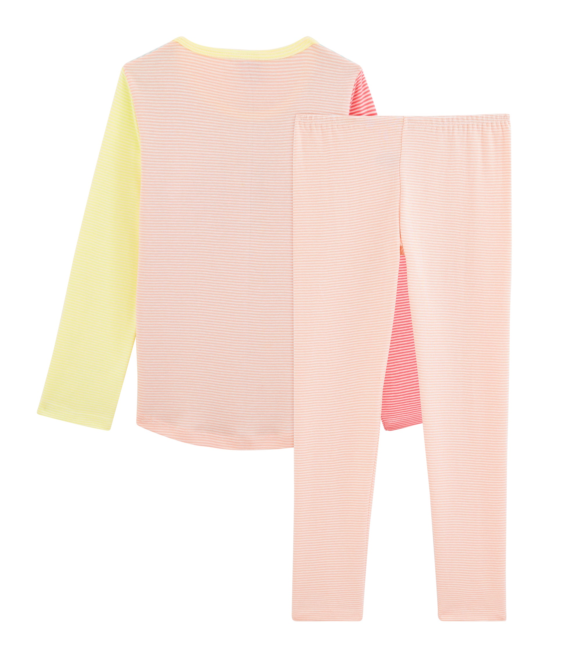 Girls Pink Logo Cotton Nightwear Set