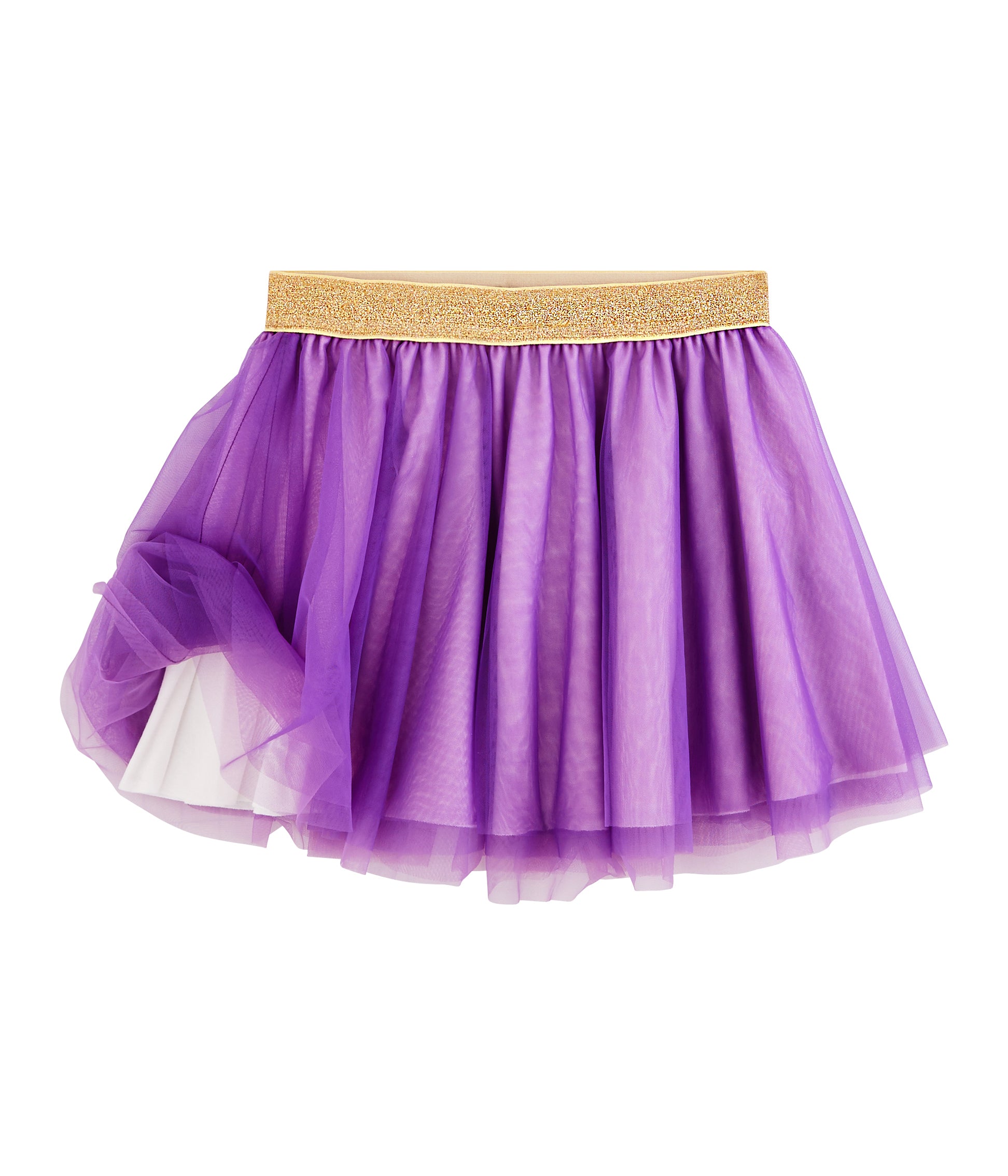 Girls Purple Tulle Skirt