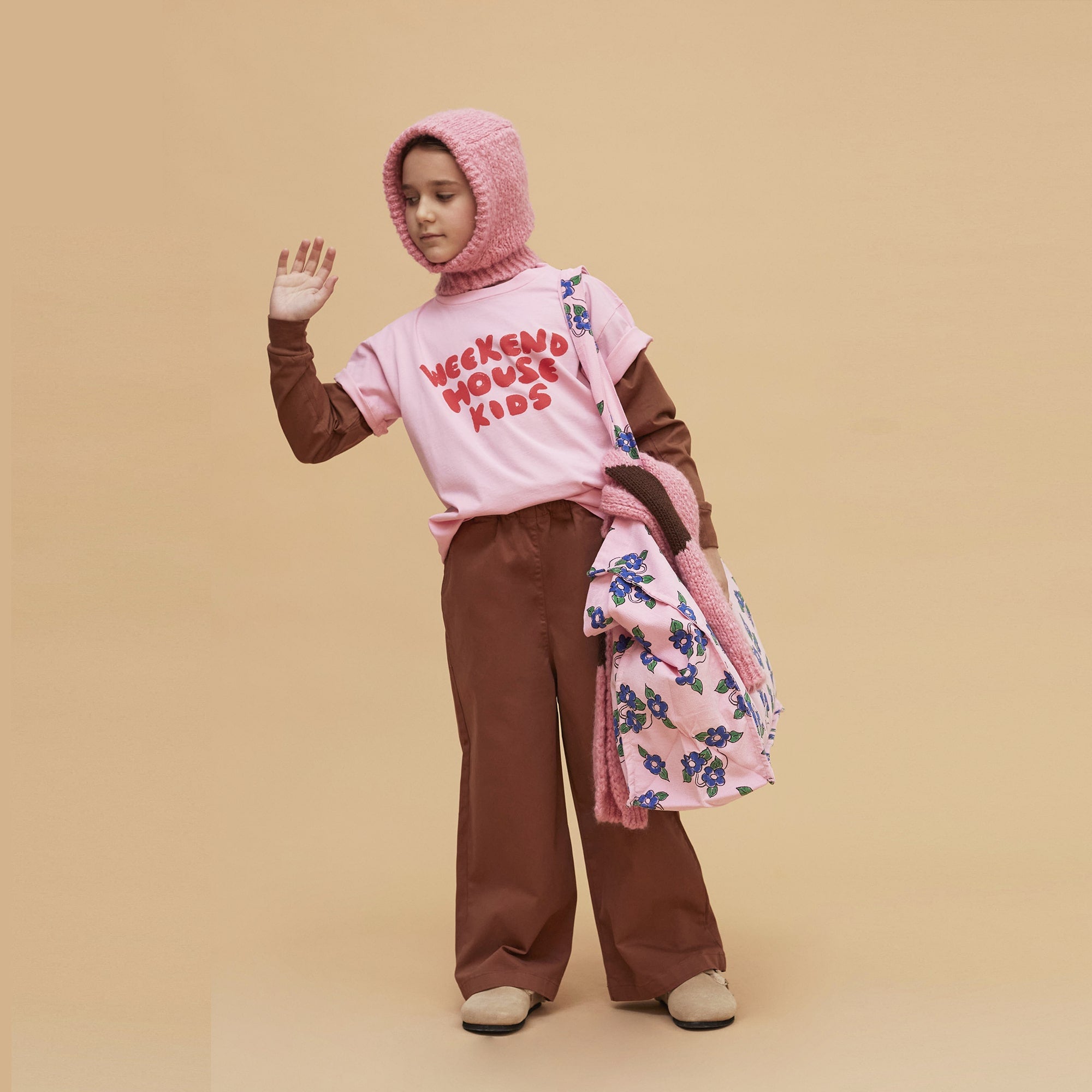 Boys & Girls Pink Knit Hat