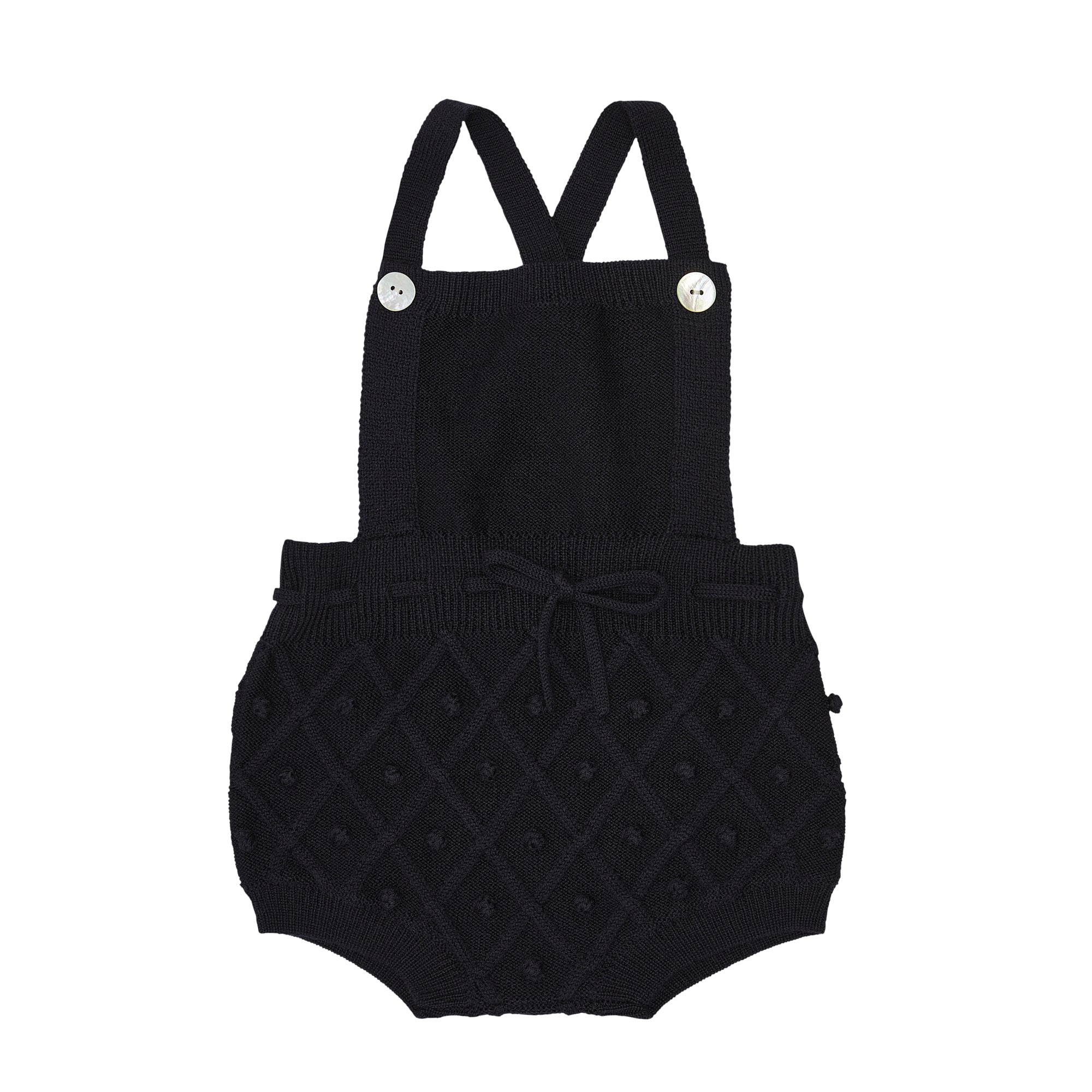 Baby Boys & Girls Dark Navy Wool Shorts