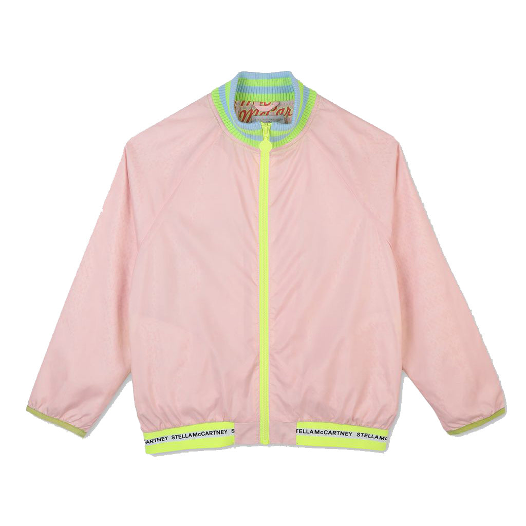 Girls Pink Logo Jacket