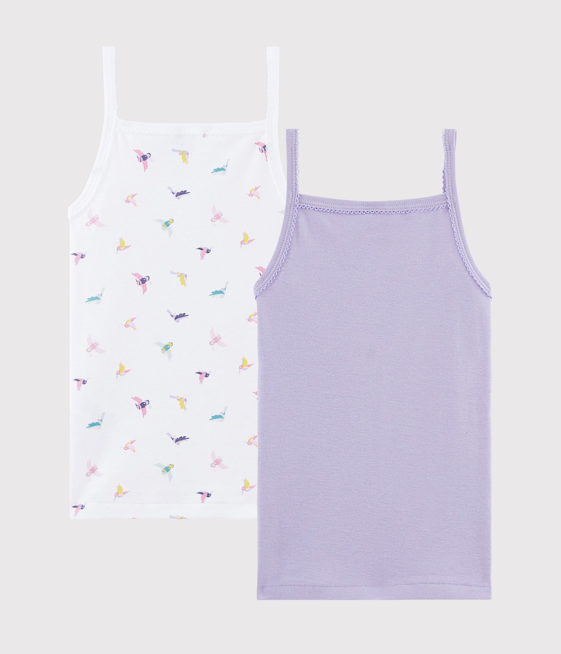 Girls Multicolor Cotton Vest Sets