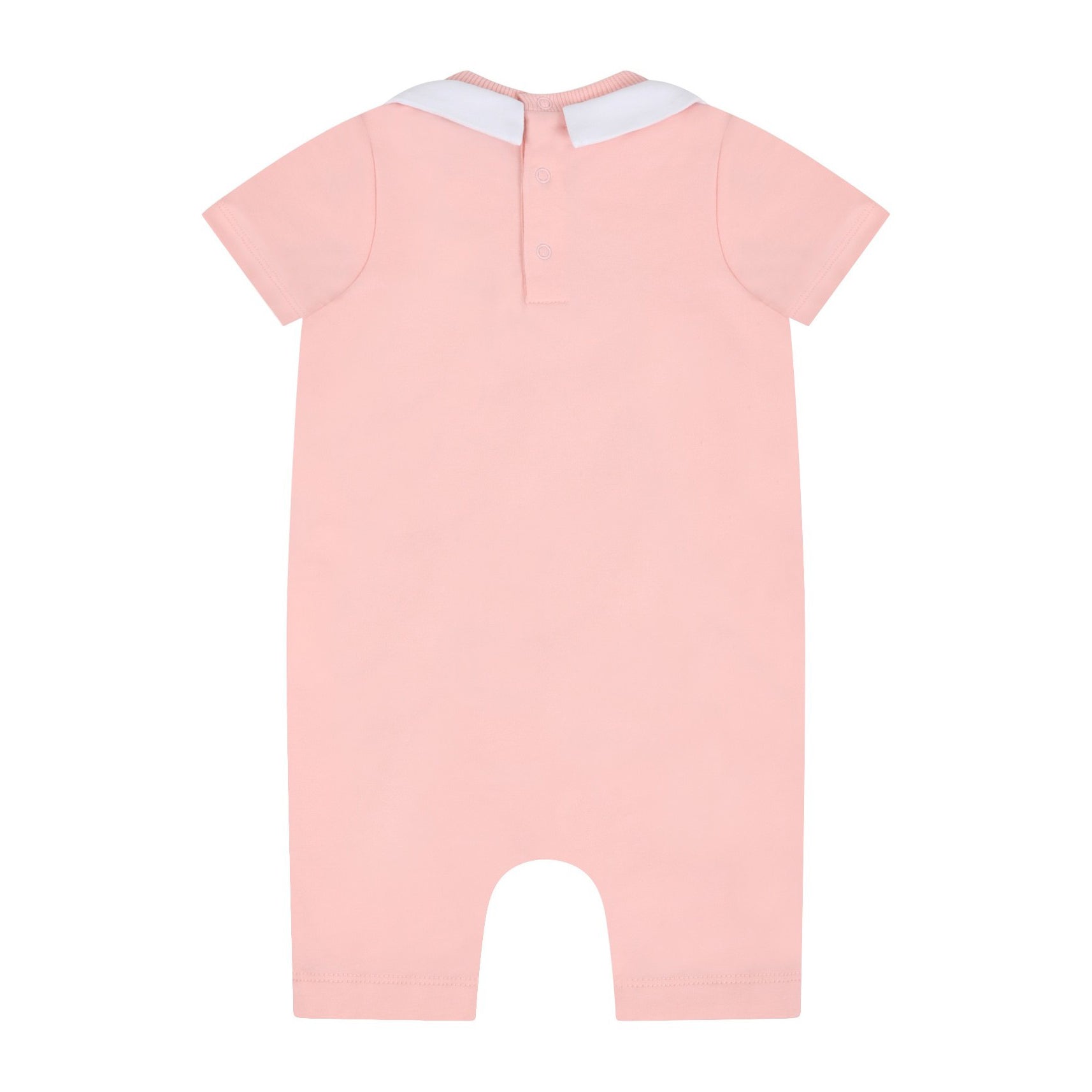 Baby Girls Pink Cotton Babysuit