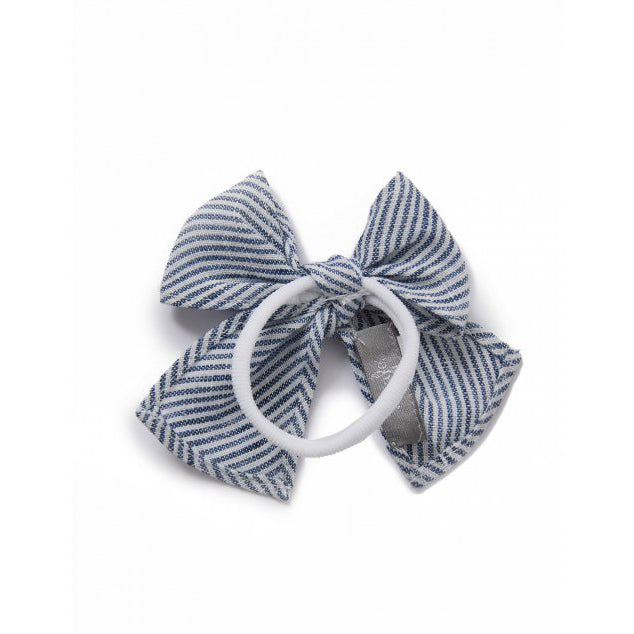 Girls White Stripe Headband