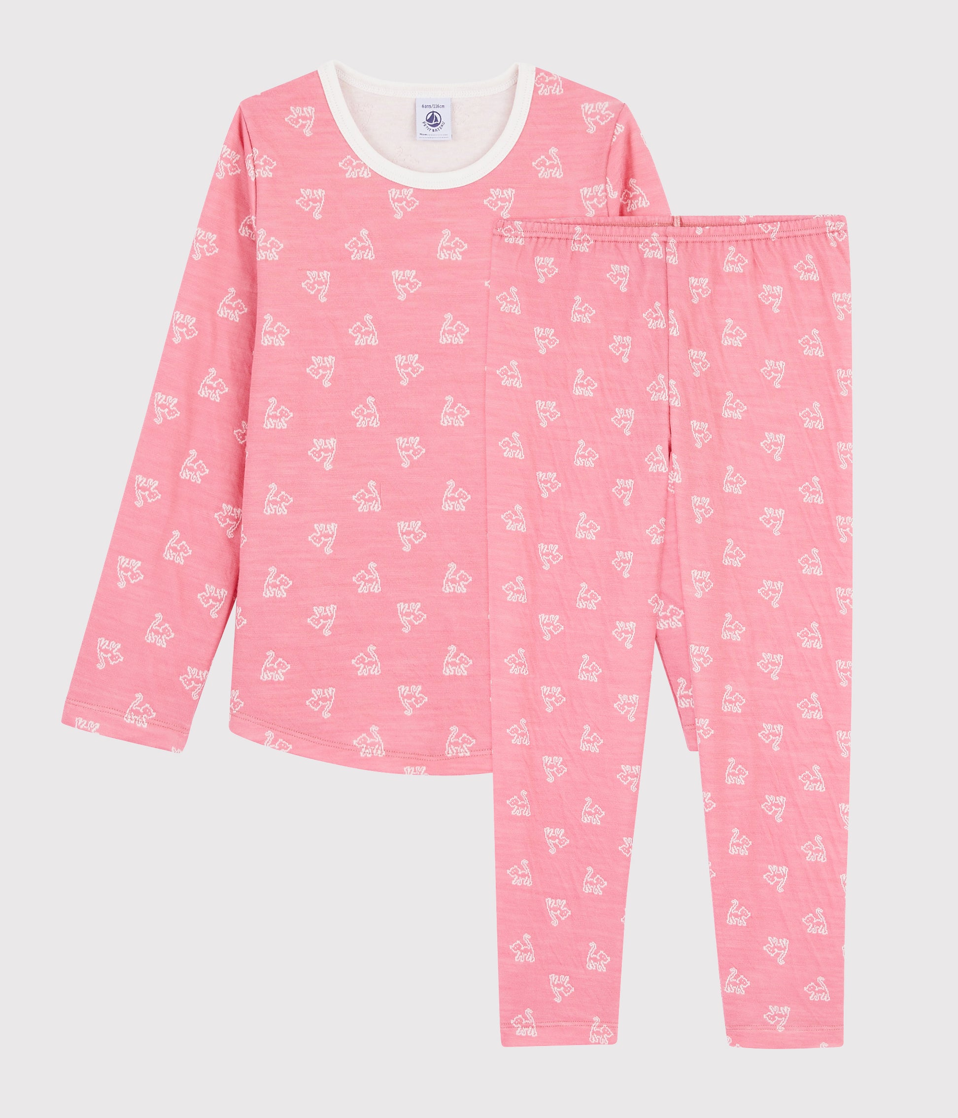 Girls Pink Cotton Nightwear Sets