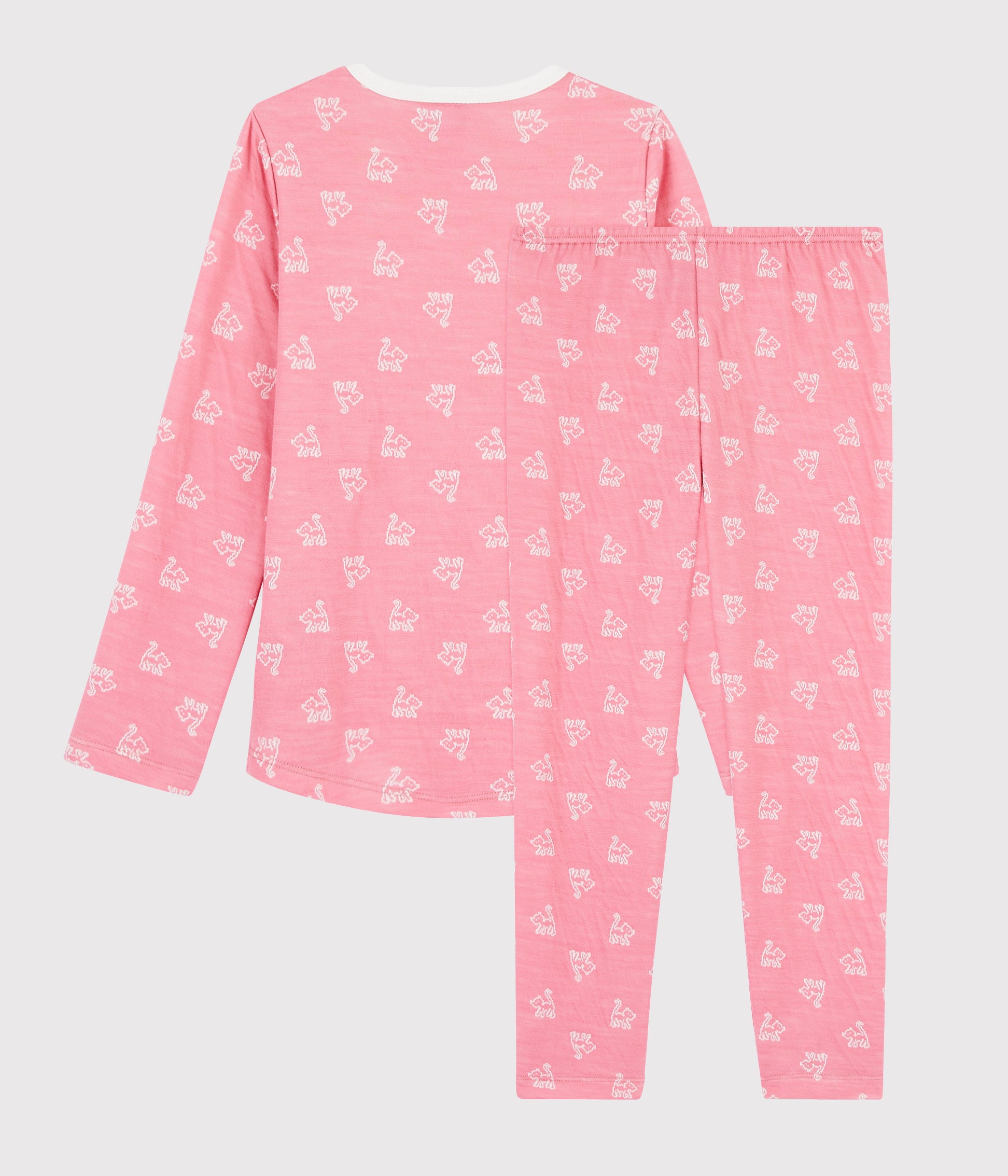Girls Pink Cotton Nightwear Sets