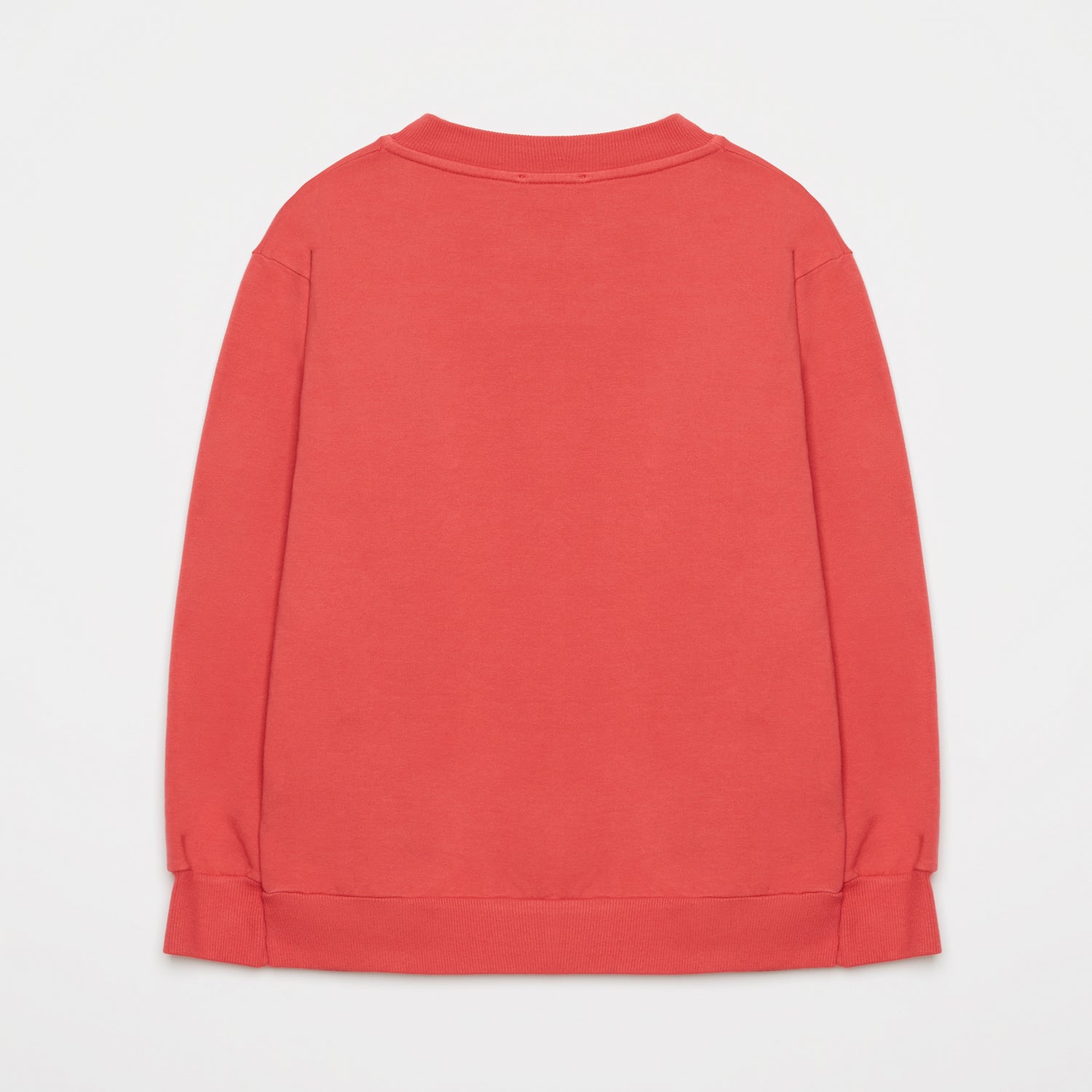 Boys & Girls Red Printed Cotton Sweatshirt