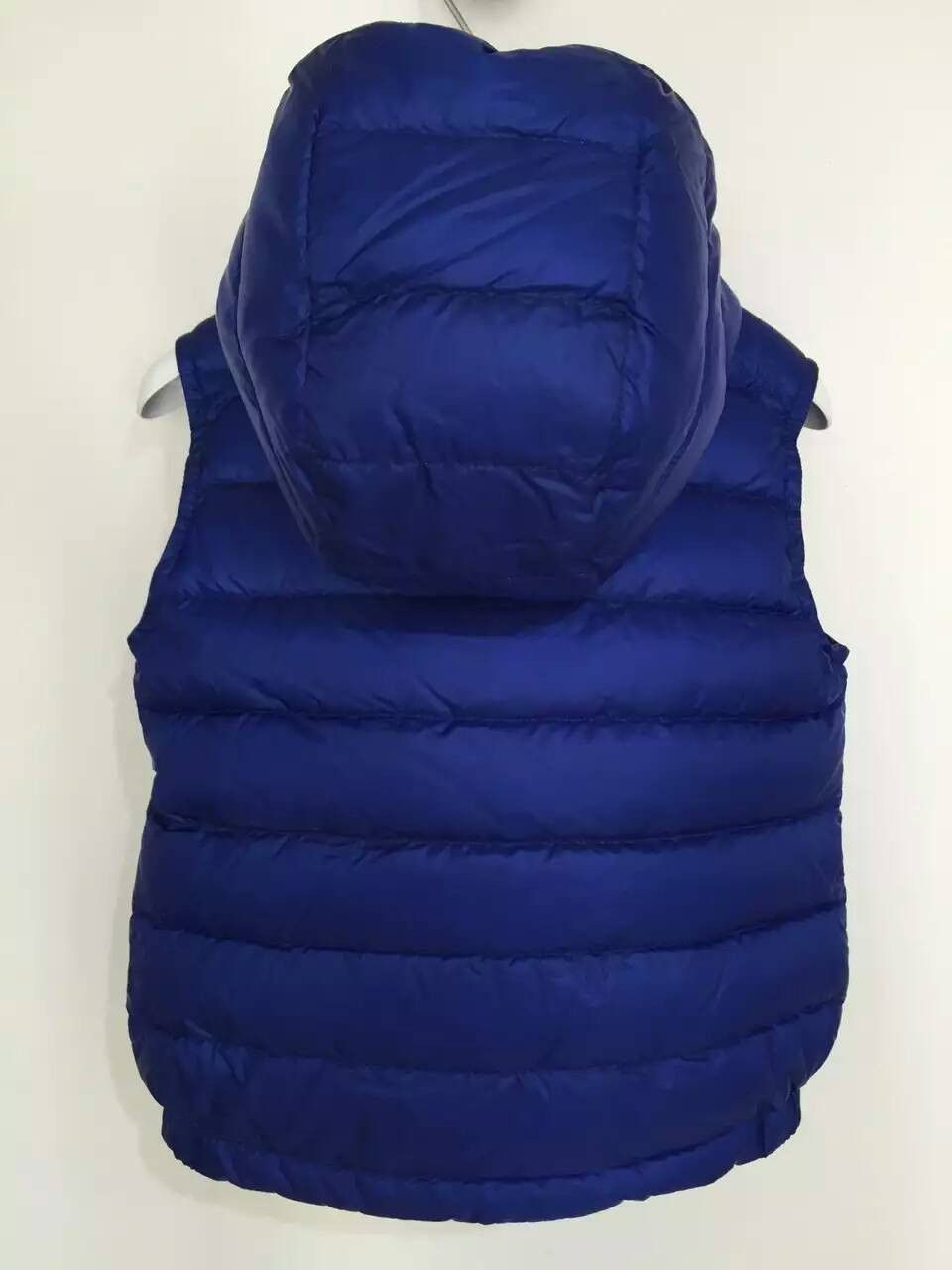 Boys Blue-Purple Down Padded Hooded 'Naples' Gilet - CÉMAROSE | Children's Fashion Store - 2
