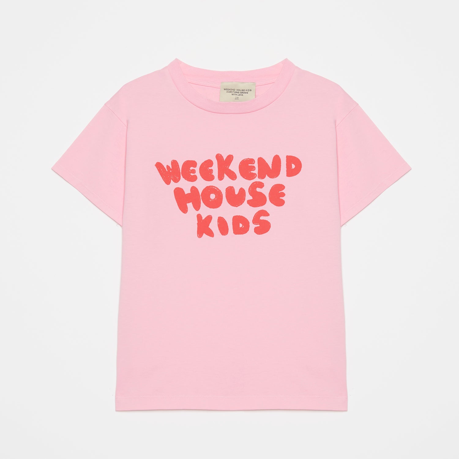 Boys & Girls Pink Logo Cotton T-Shirt