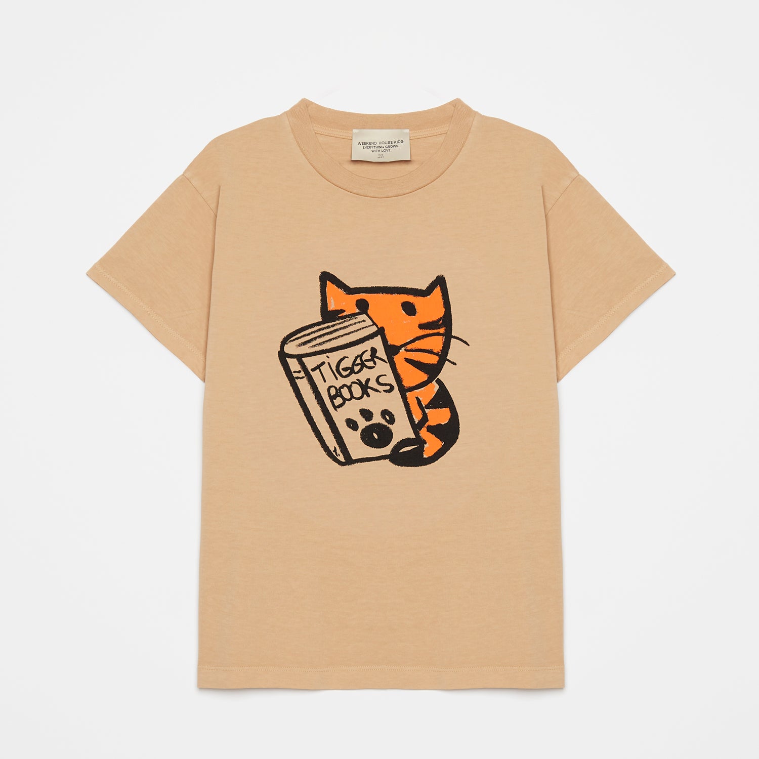 Boys & Girls Sand Printed Cotton T-Shirt