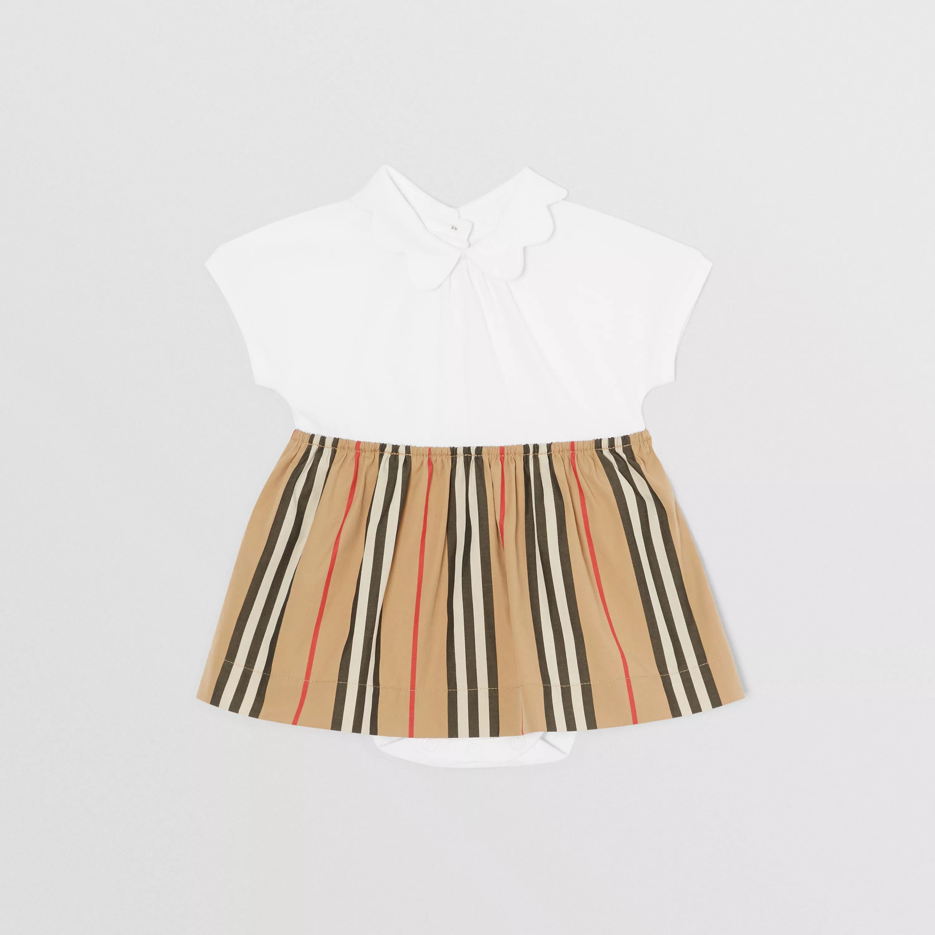 Baby Girls White Cotton Dress