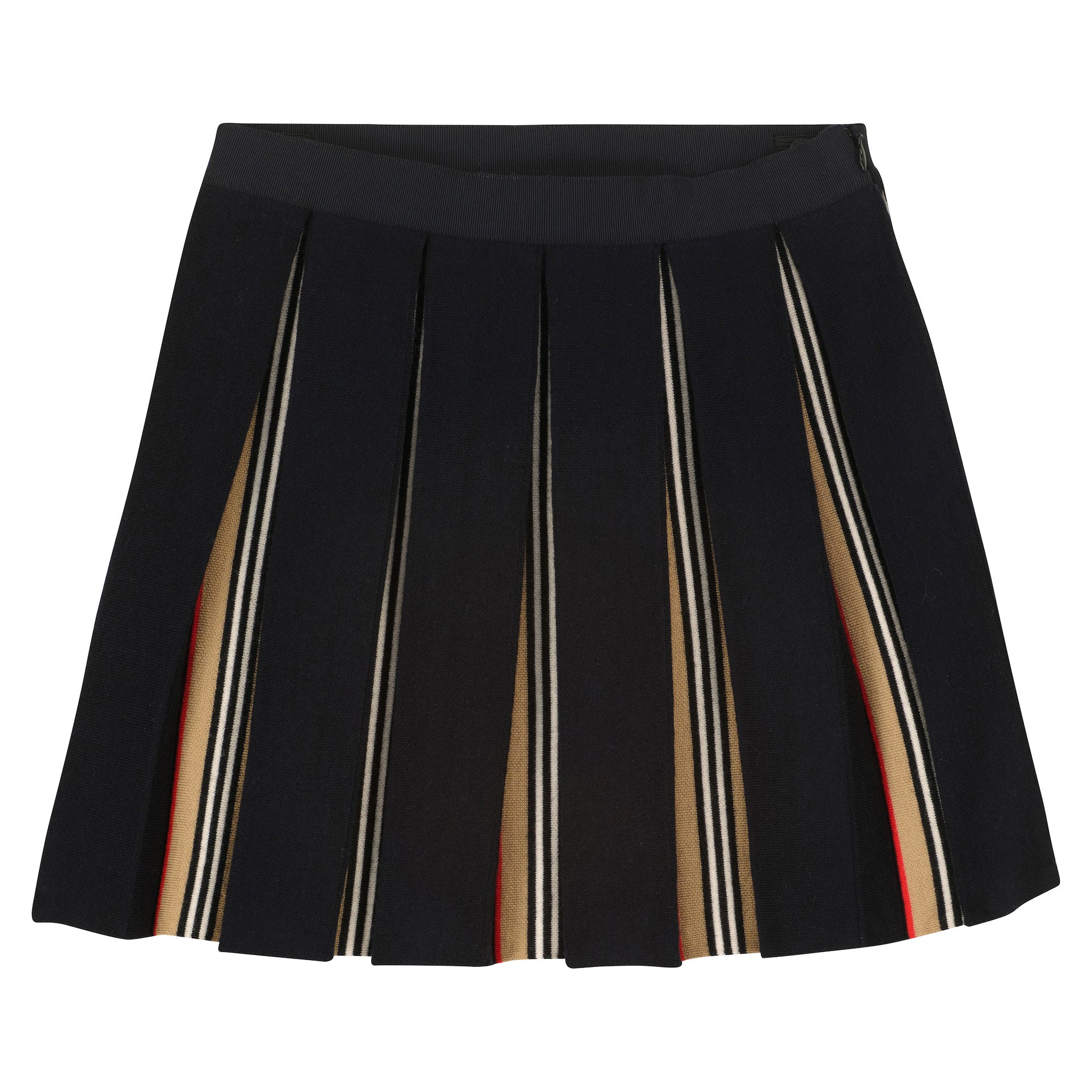 Girls Navy Wool Skirt