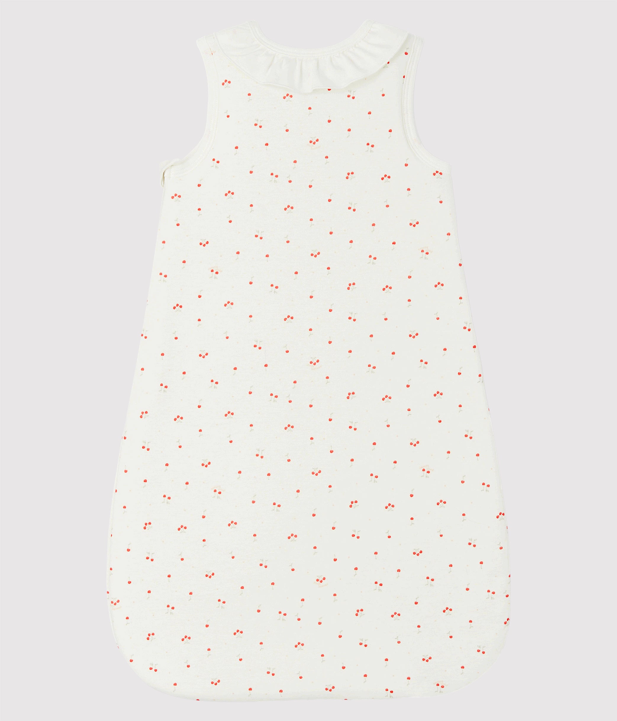 Baby Girls White Cotton Sleep Bag