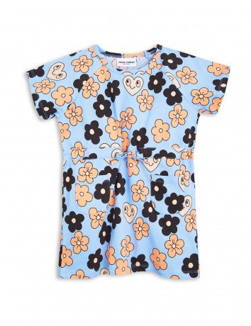 Girls Blue Organic Cotton Dress