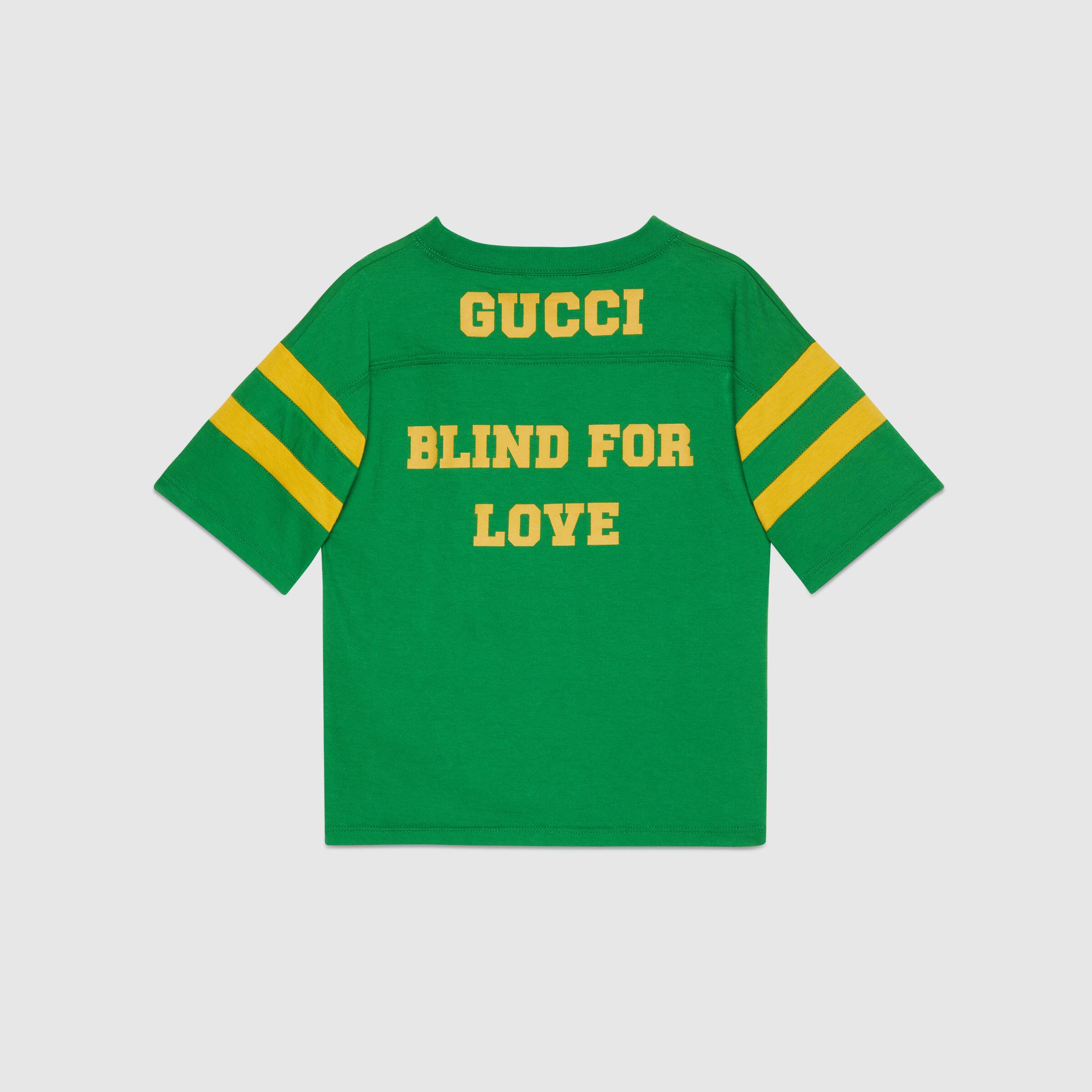 Boys Green Logo Cotton T-Shirt