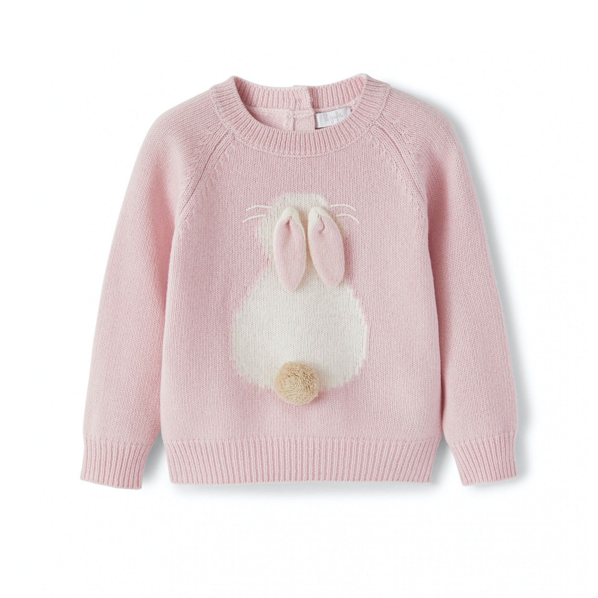 Girls Pink Wool Sweater
