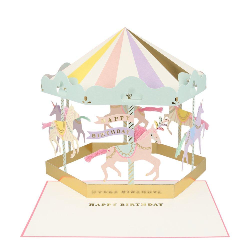 Carousel Stand-up Card
