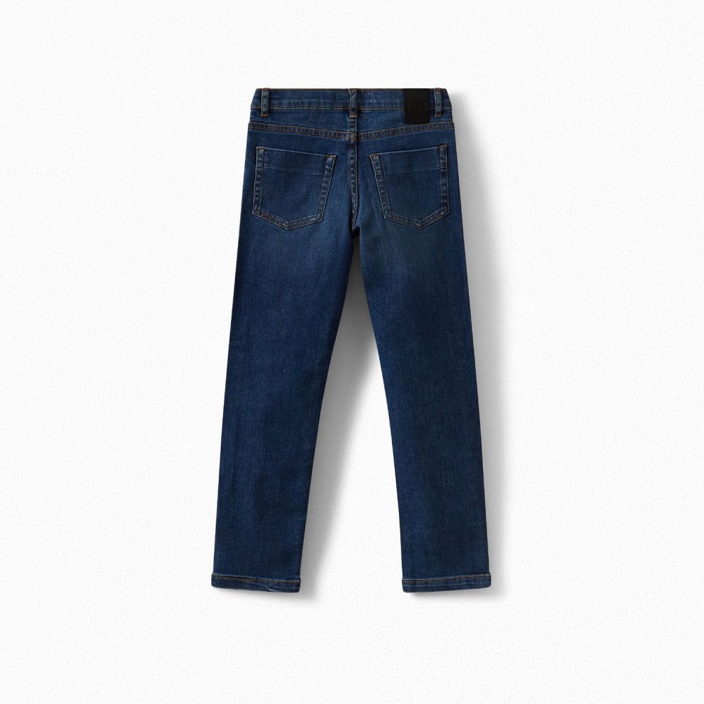 Boys Blue Denim Trousers