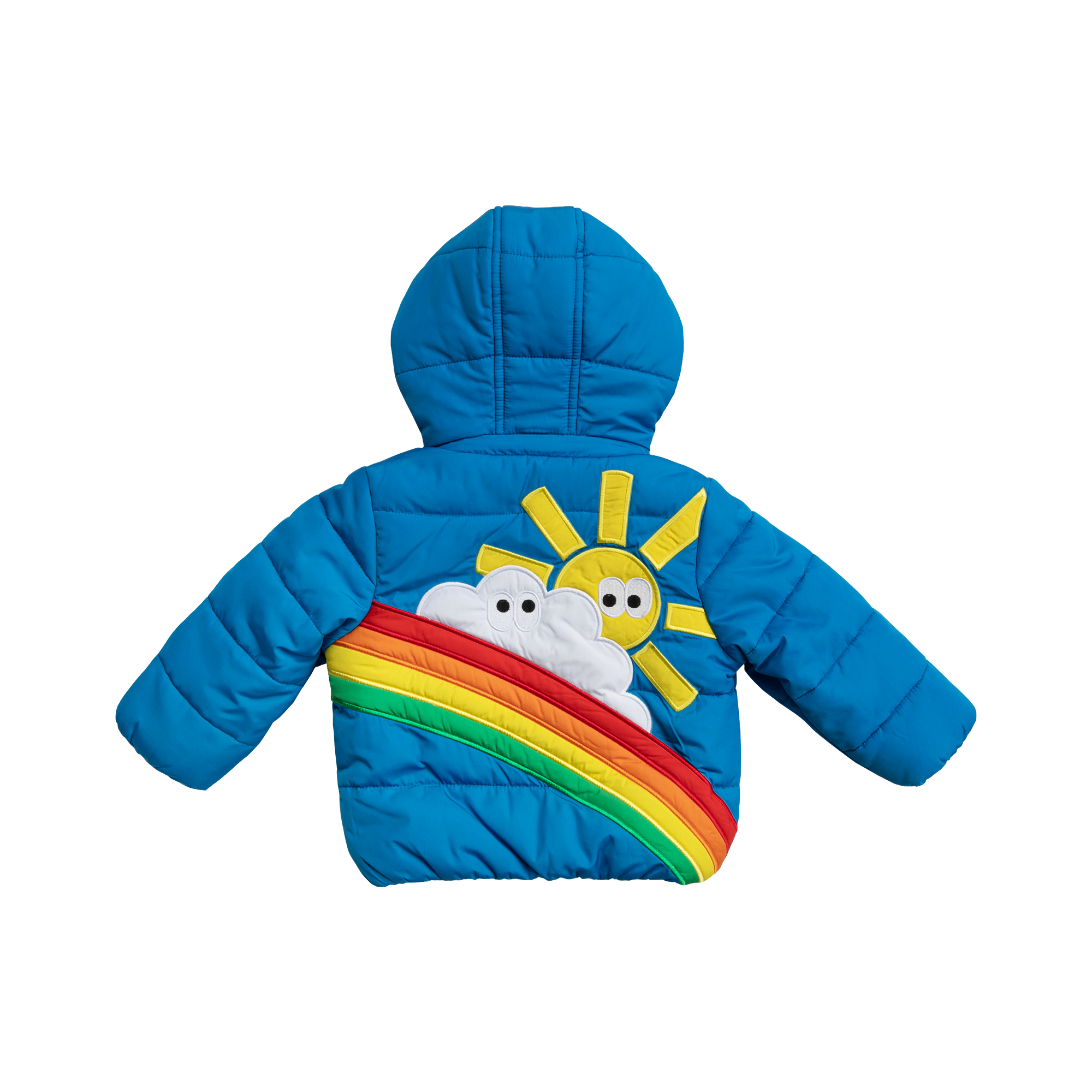 Baby Boys Bright Blue Padded Down Jacket