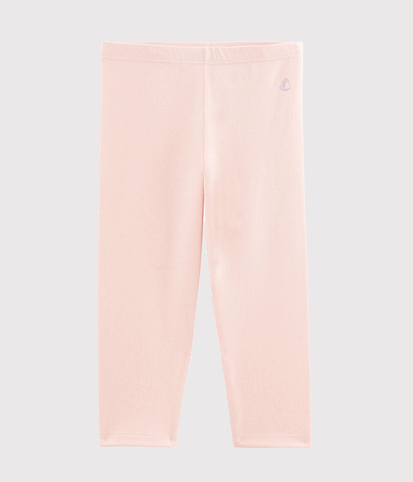 Girls Pink Cotton Leggings