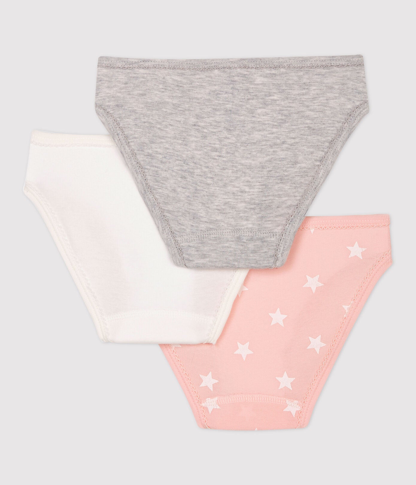 Girls Multicolor Cotton Underwear Set (3 Pack)