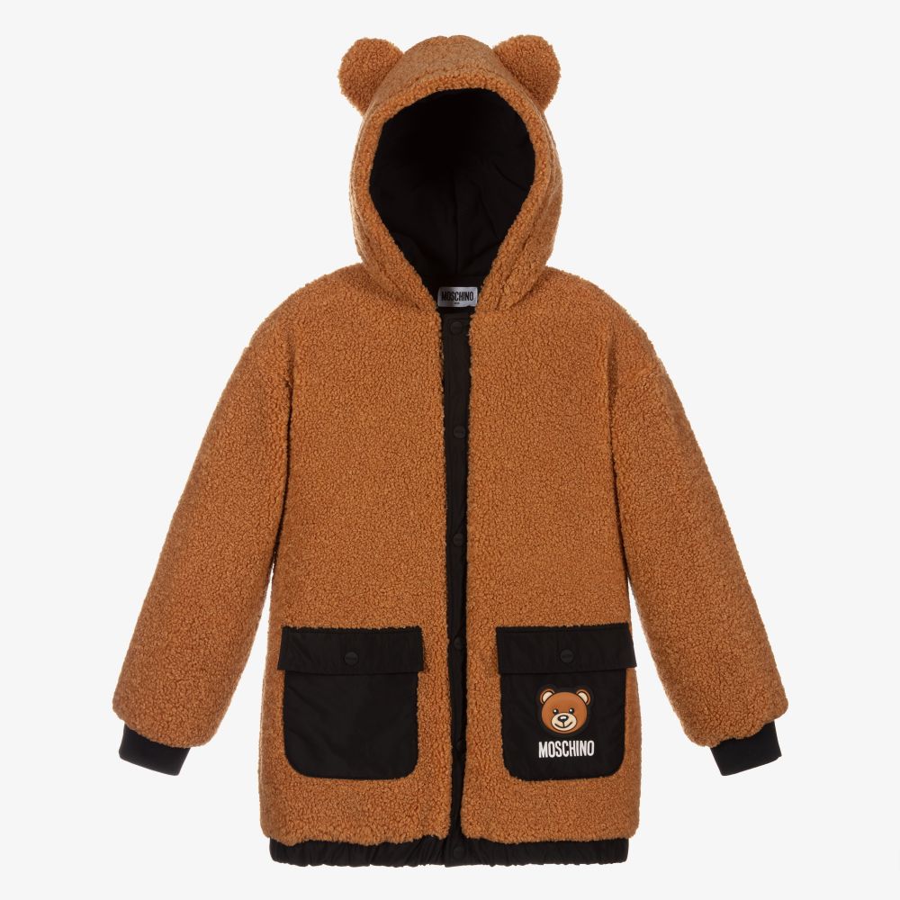 Boys & Girls Brown Padded Jacket