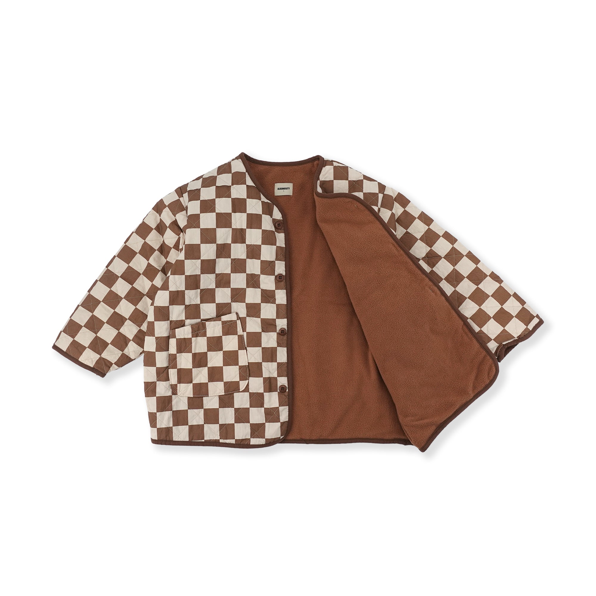Boys & Girls Brown Check Jacket