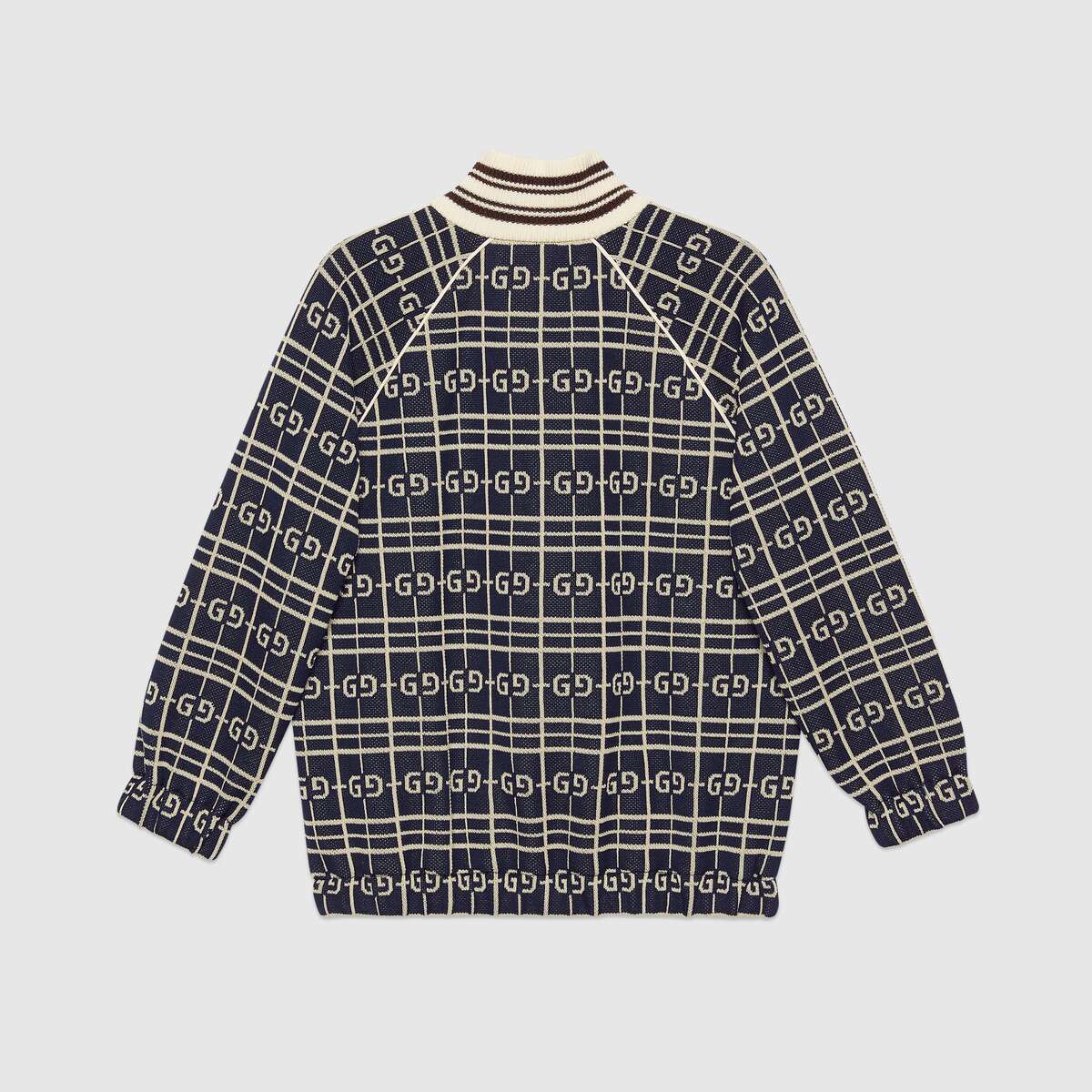 Boys & Girls Blue GG Zipper Coat