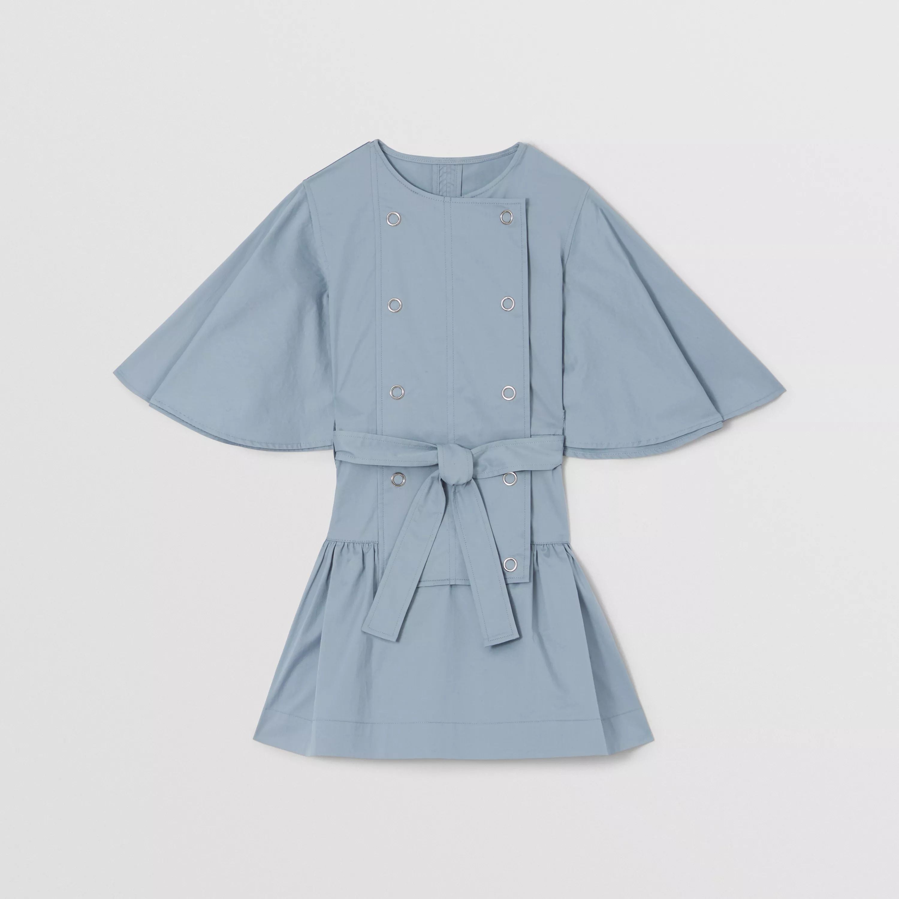 Girls Blue Cotton Dress