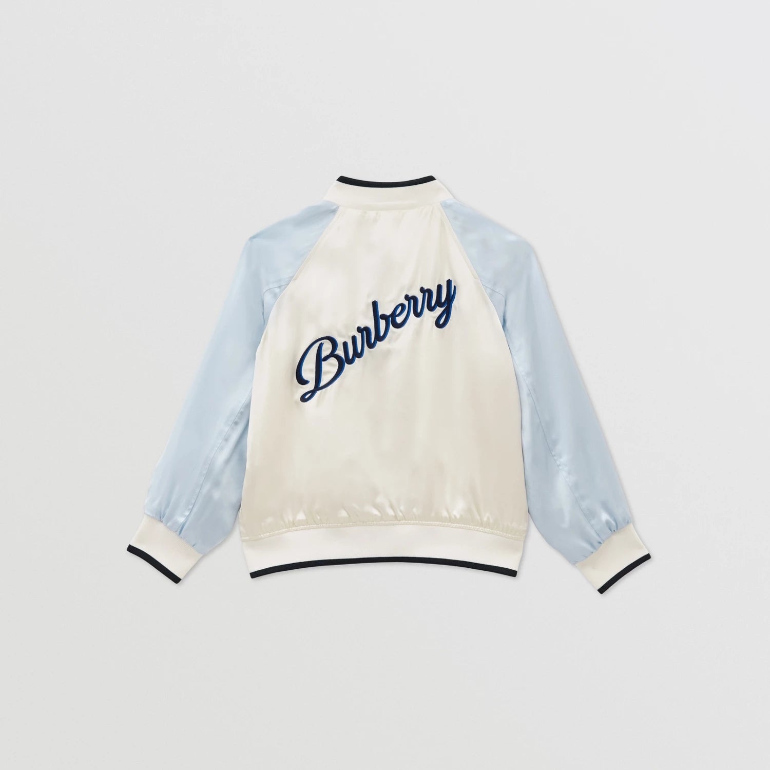 Girls White Logo Zip-Up Jacket