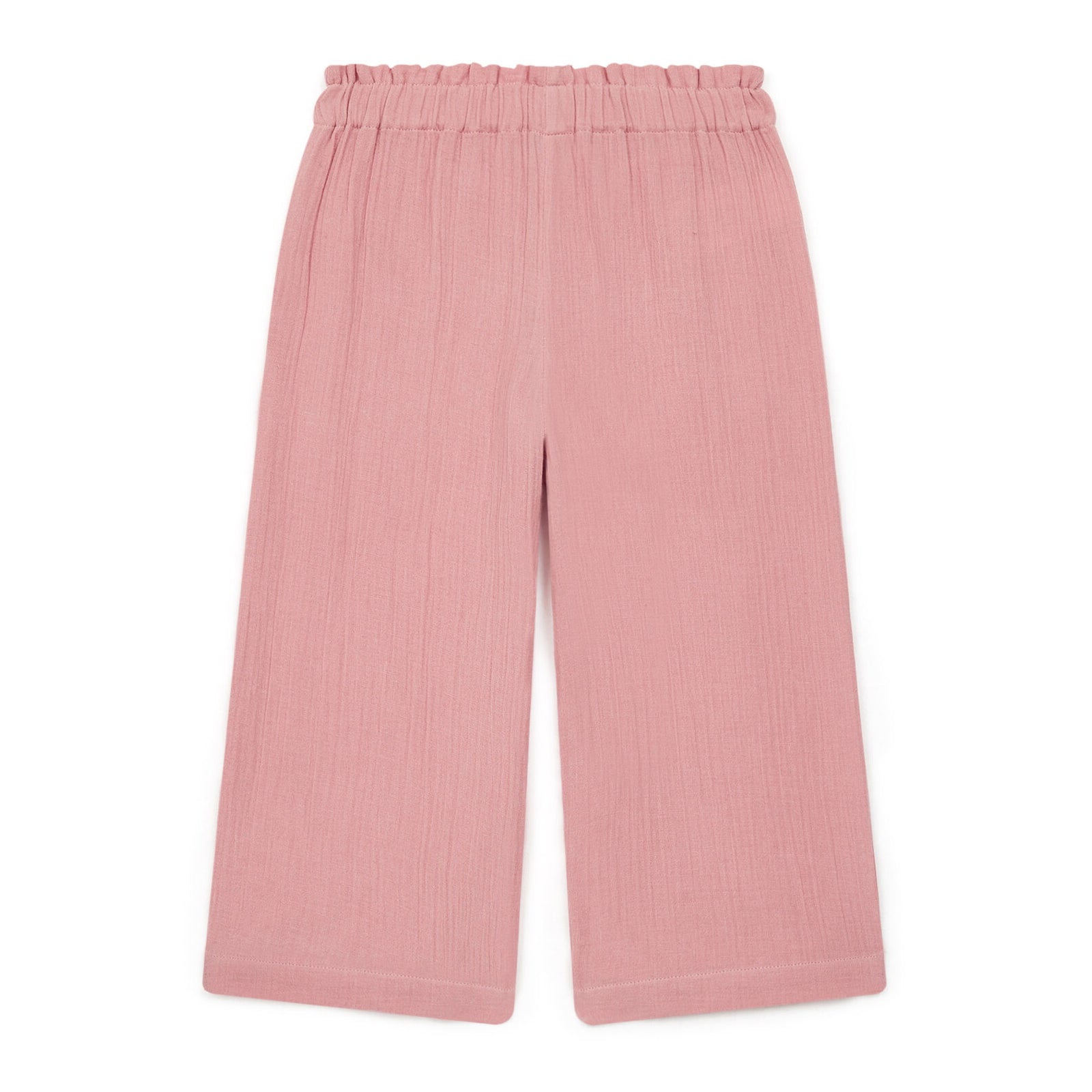 Girls Pink Cotton Trousers