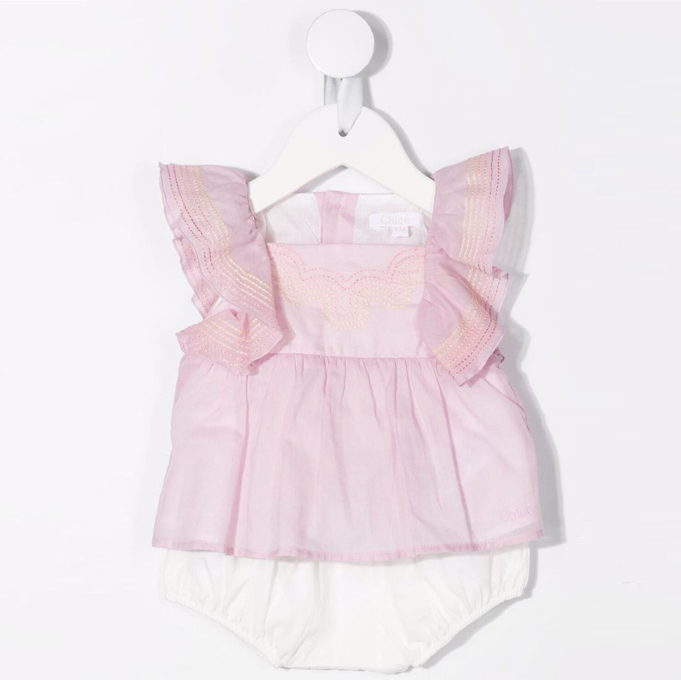 Baby Girls Pink Cotton Set