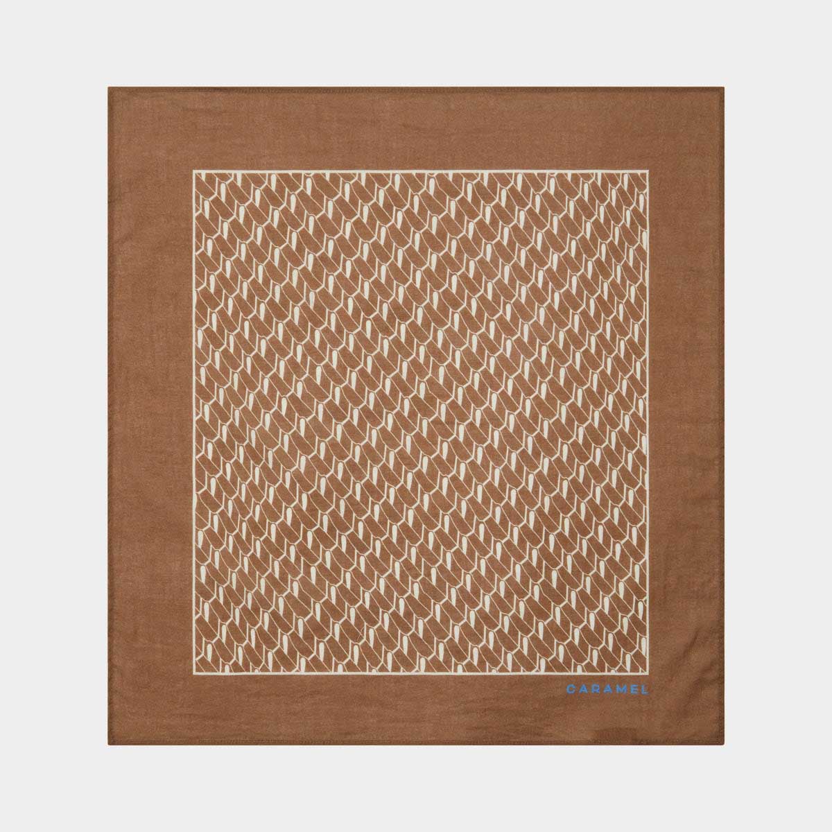 Girls Brown Cotton Scarf