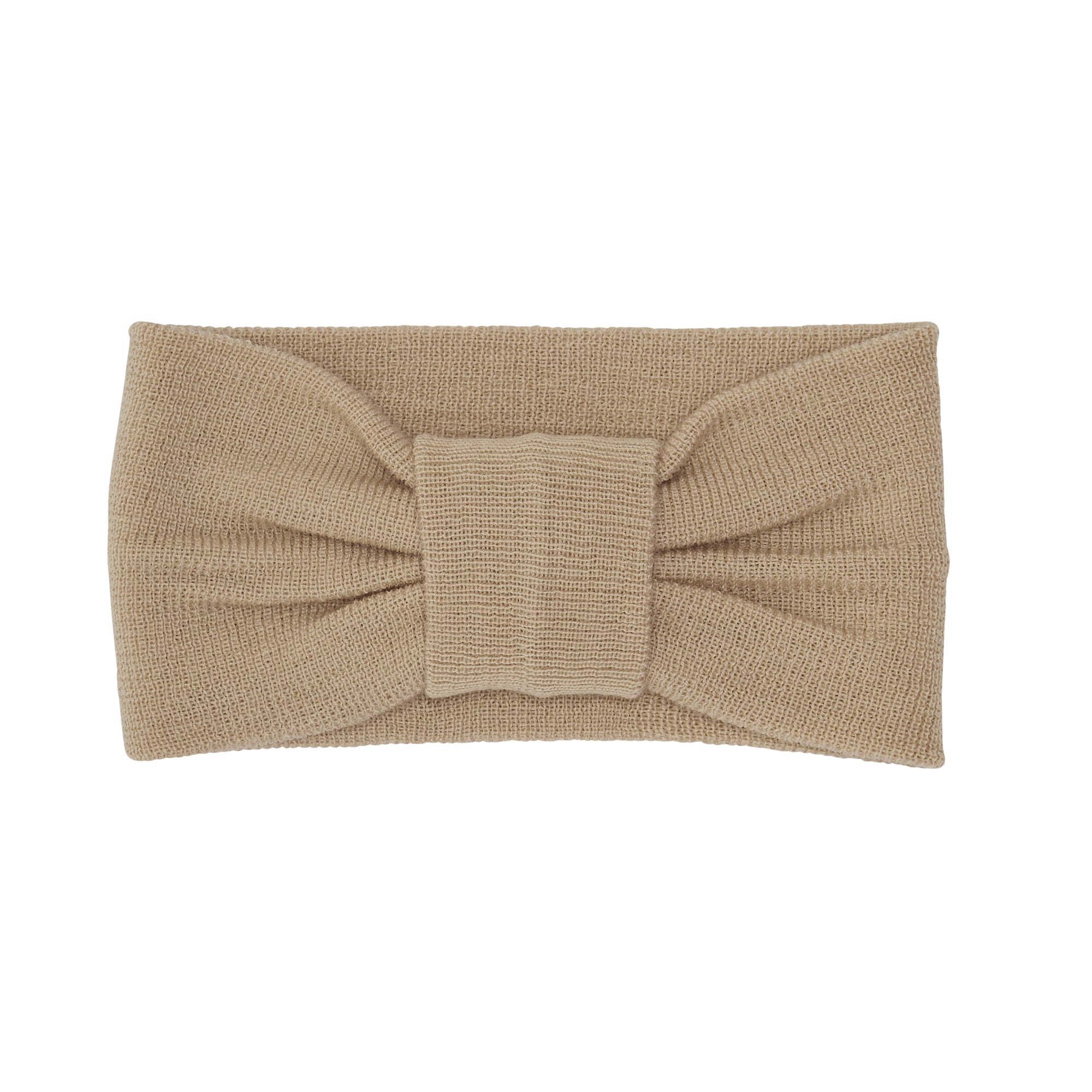 Boys & Girls Beige Wool Headband
