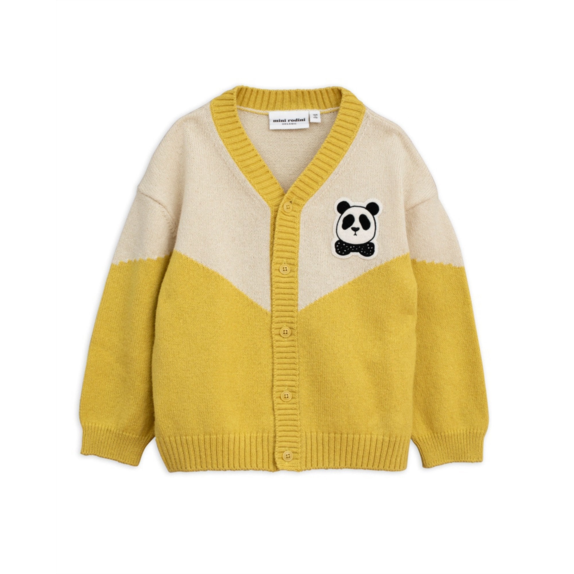 Boys Yellow Organc Cotton Cardigan
