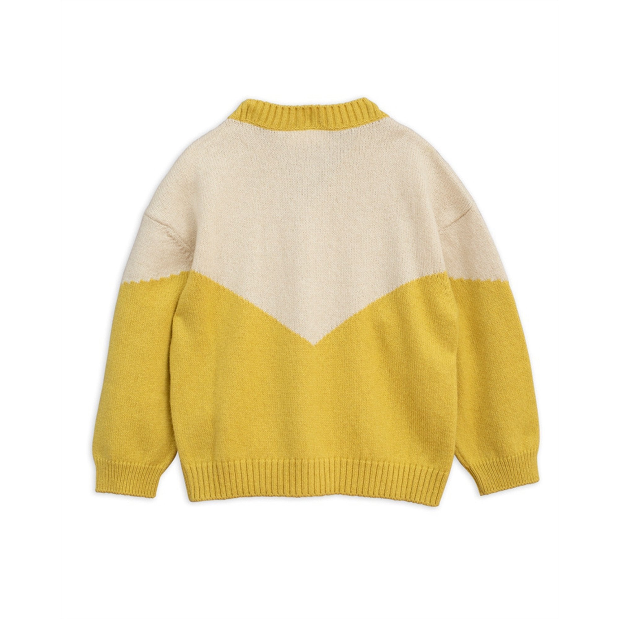 Boys Yellow Organc Cotton Cardigan