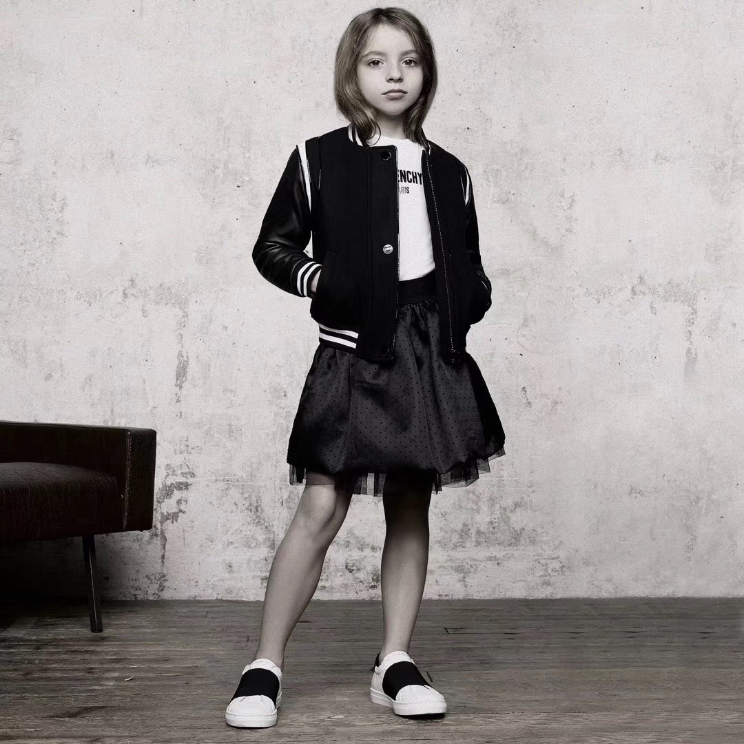 Girls Black Wool Jacket
