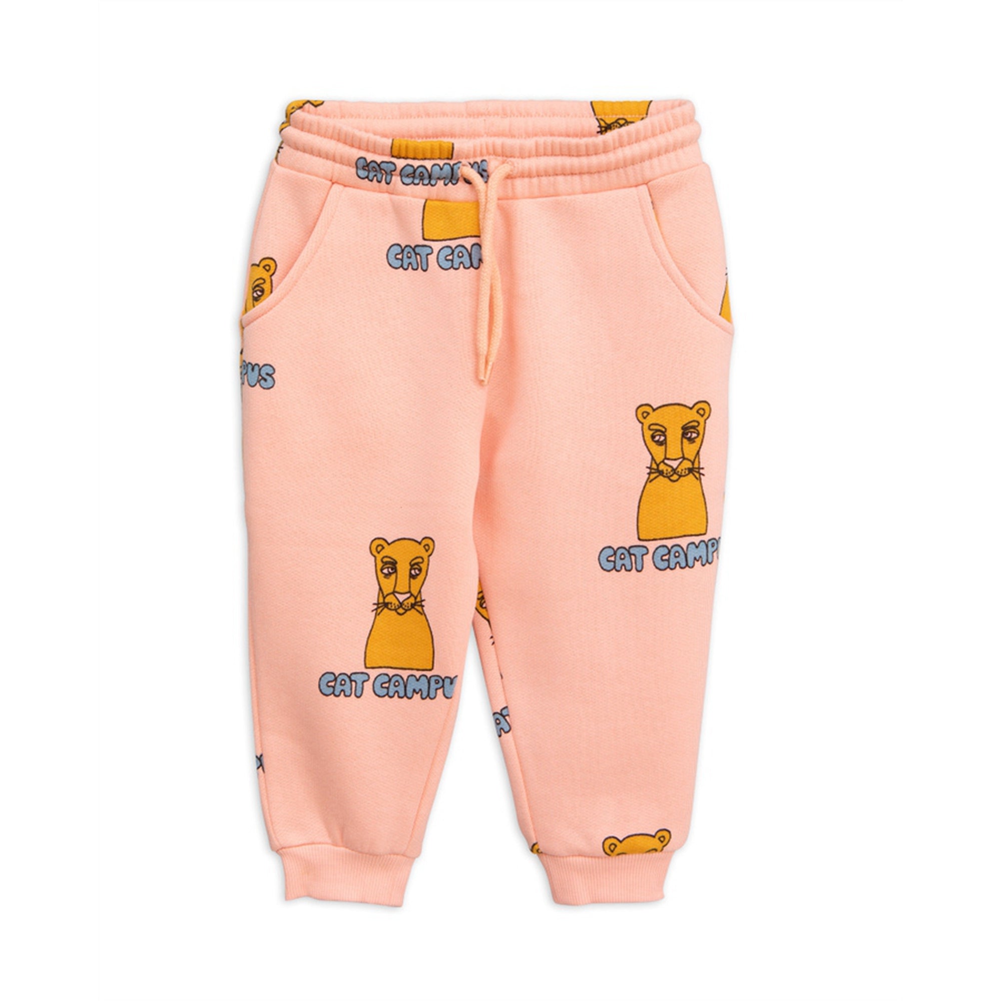 Girls Pink Organic Cotton Trousers