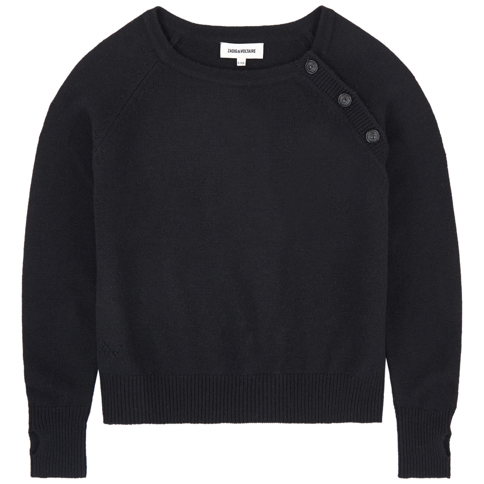 Girls Black Laine Sweater