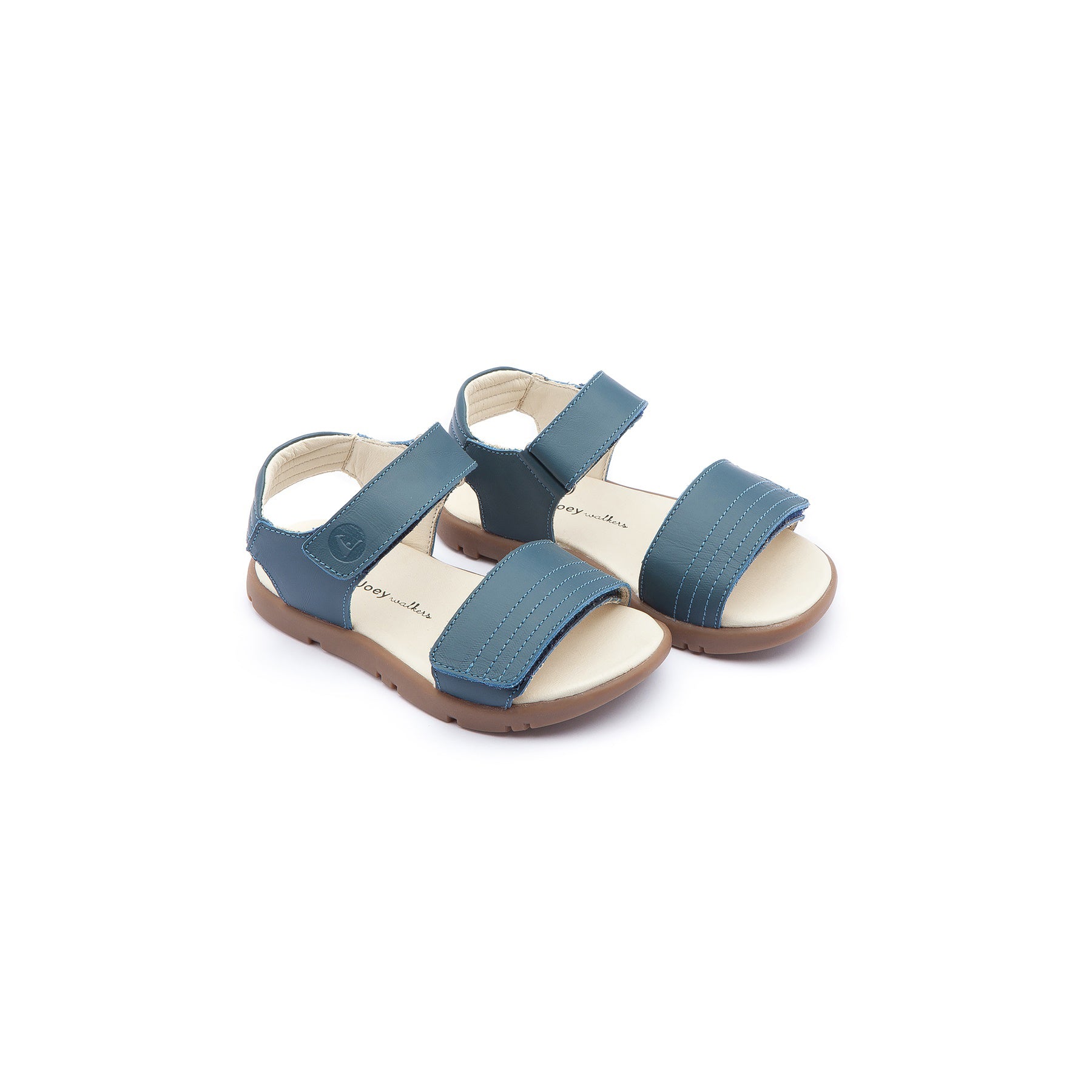 Boys Lake Blue Leather Sandals