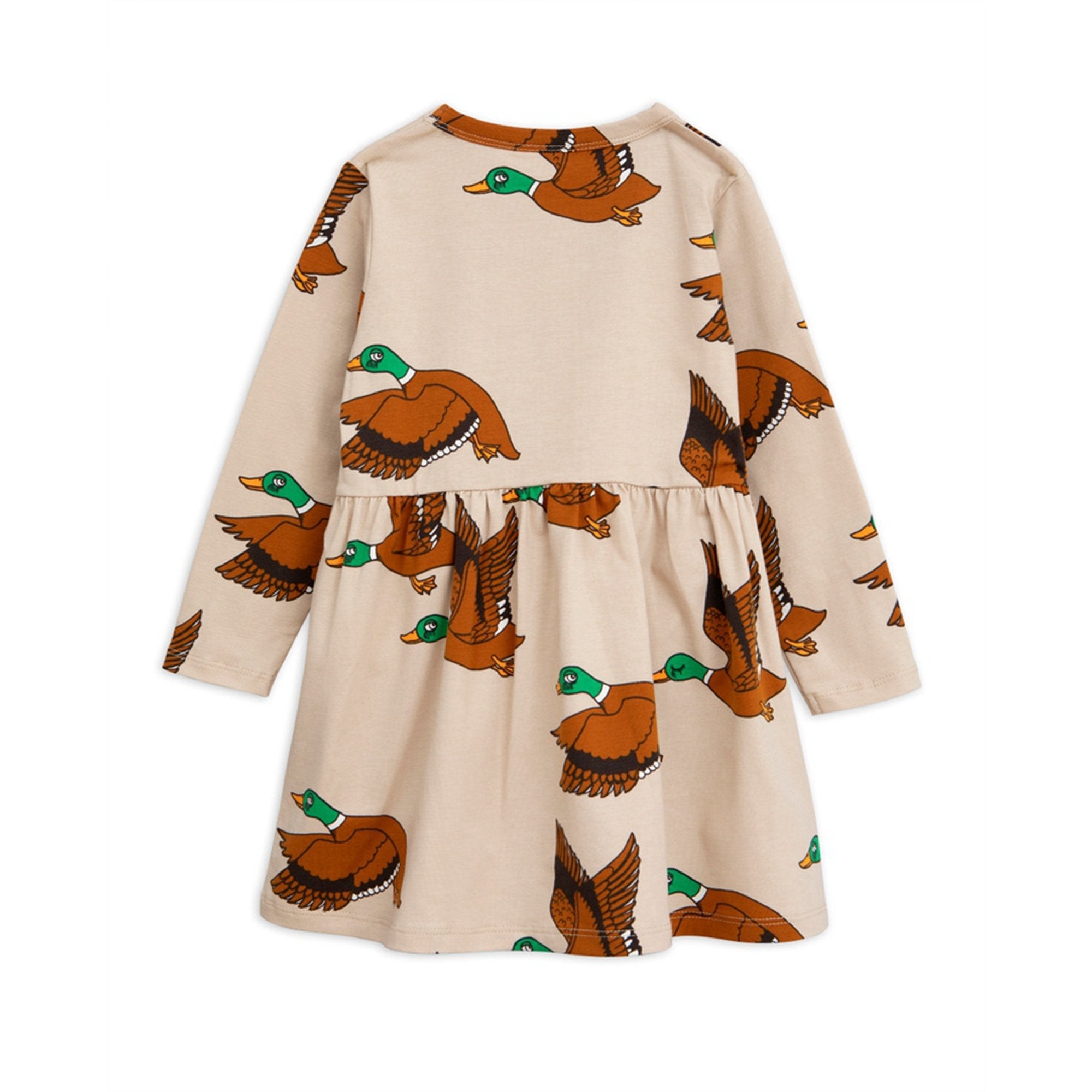 Girls Beige Organic Cotton Dress