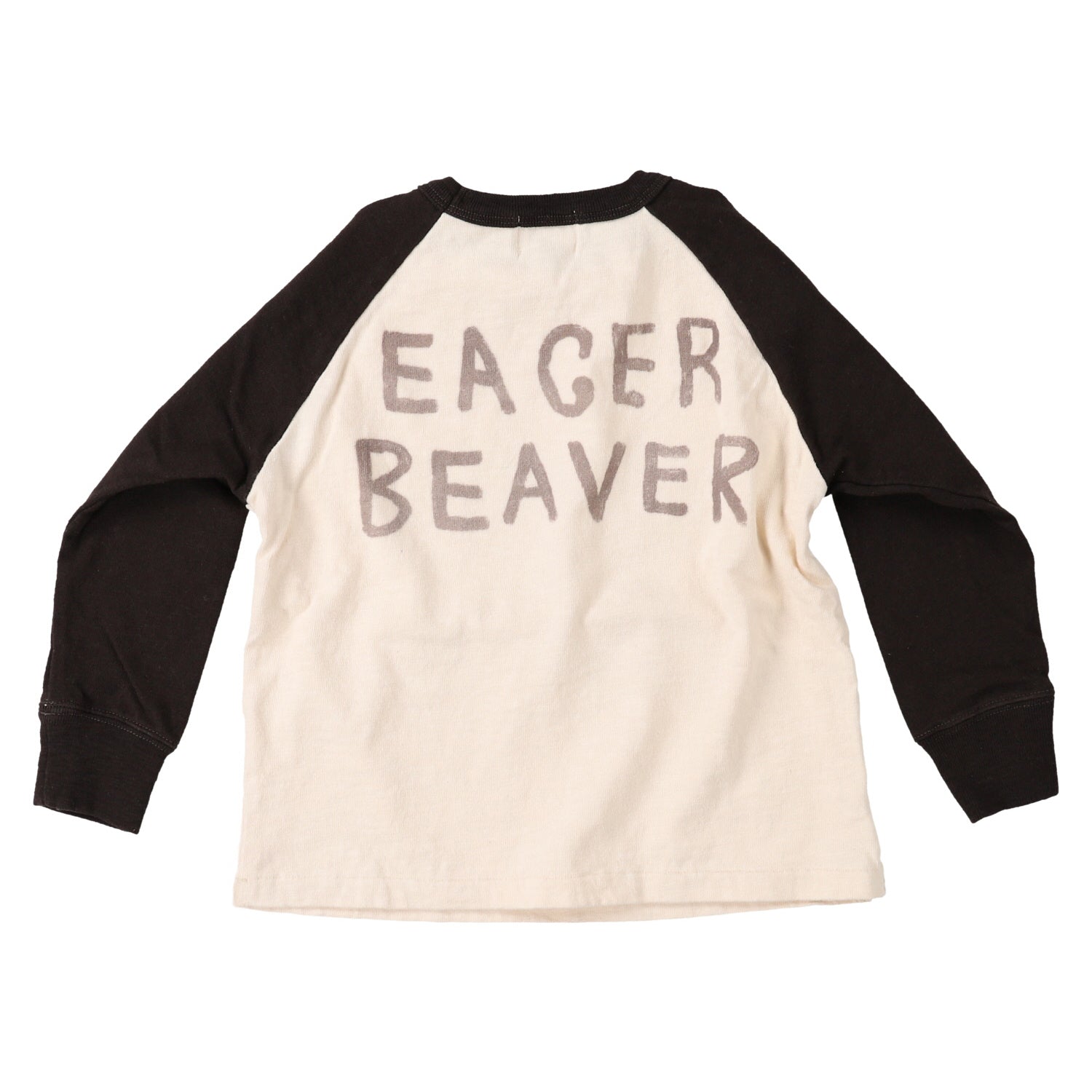 Boys & Girls Black Printed Cotton T-Shirt