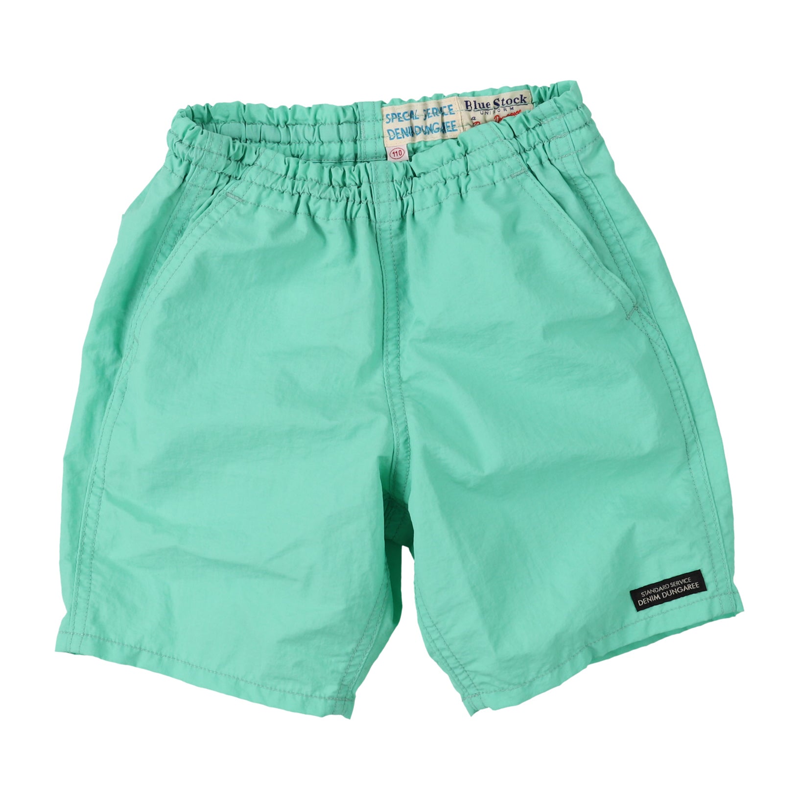 Boys & Girls Green Cotton Shorts