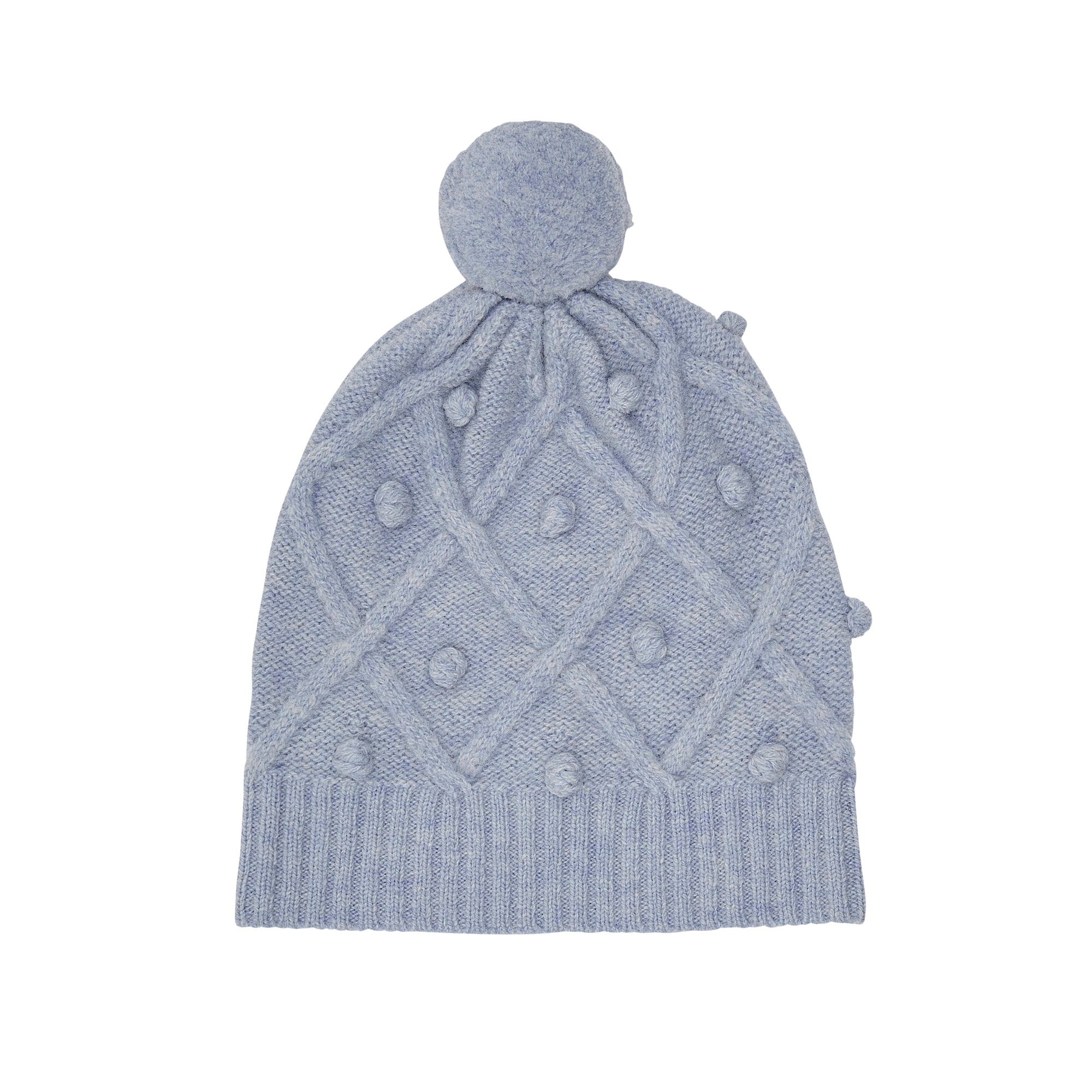 Boys & Girls Light Blue Wool Hat
